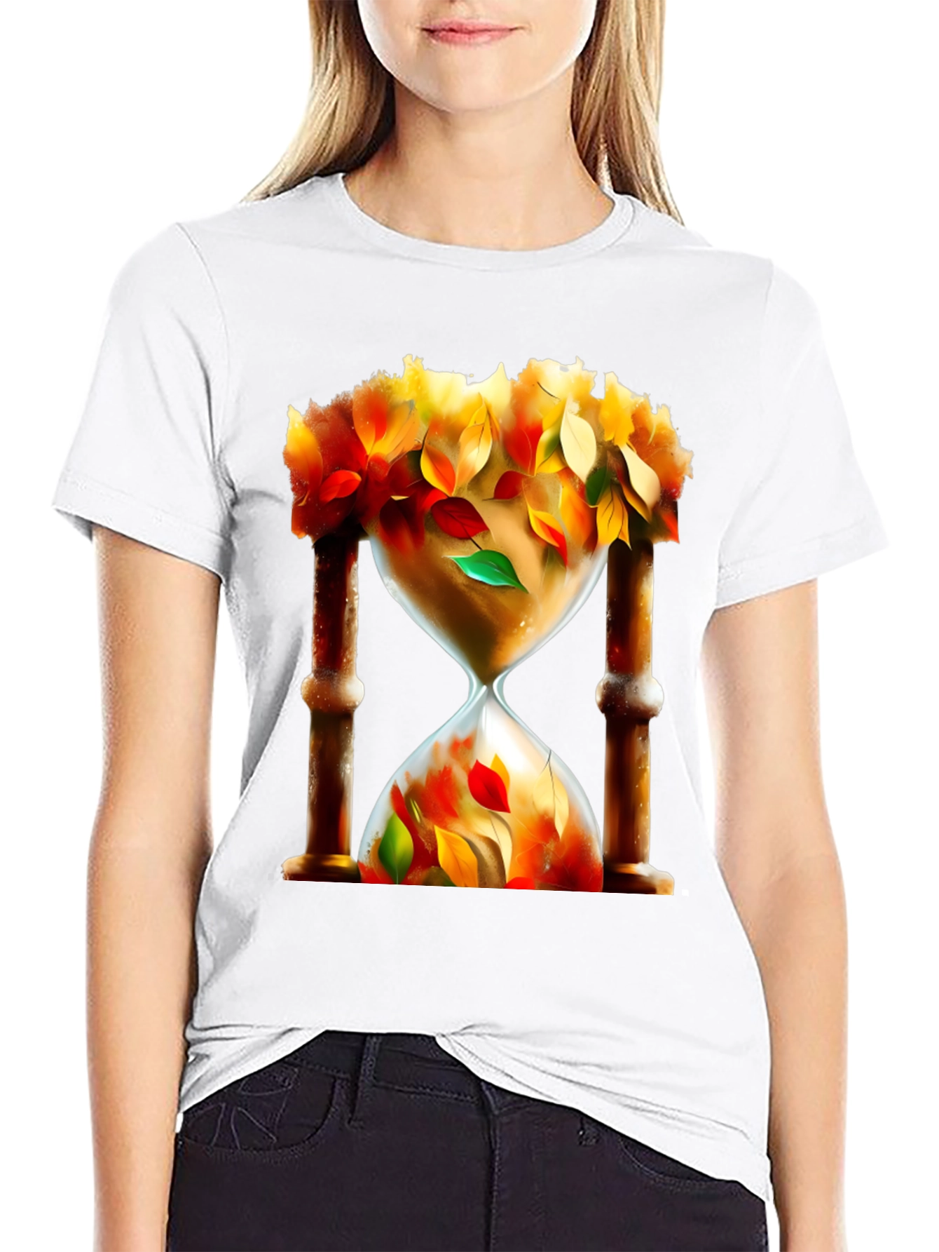 Autumnal Hourglass Graphic Tee - Limited Edition
