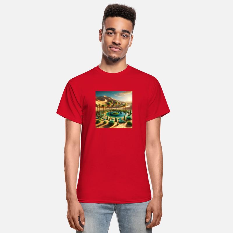 3D Oasis Desert