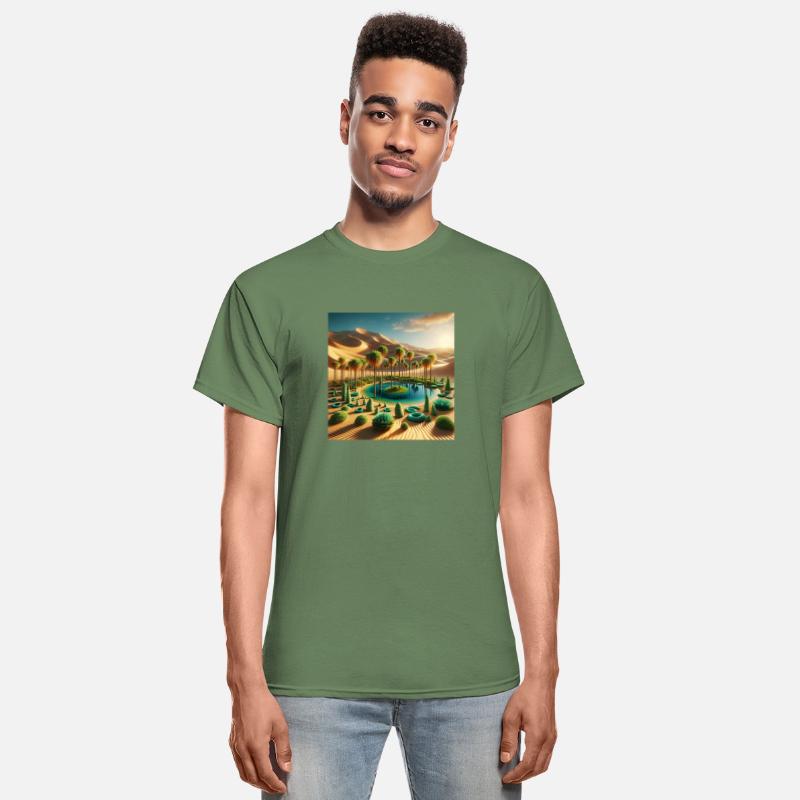 3D Oasis Desert
