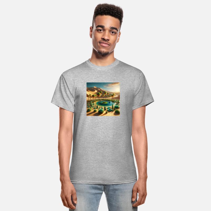 3D Oasis Desert