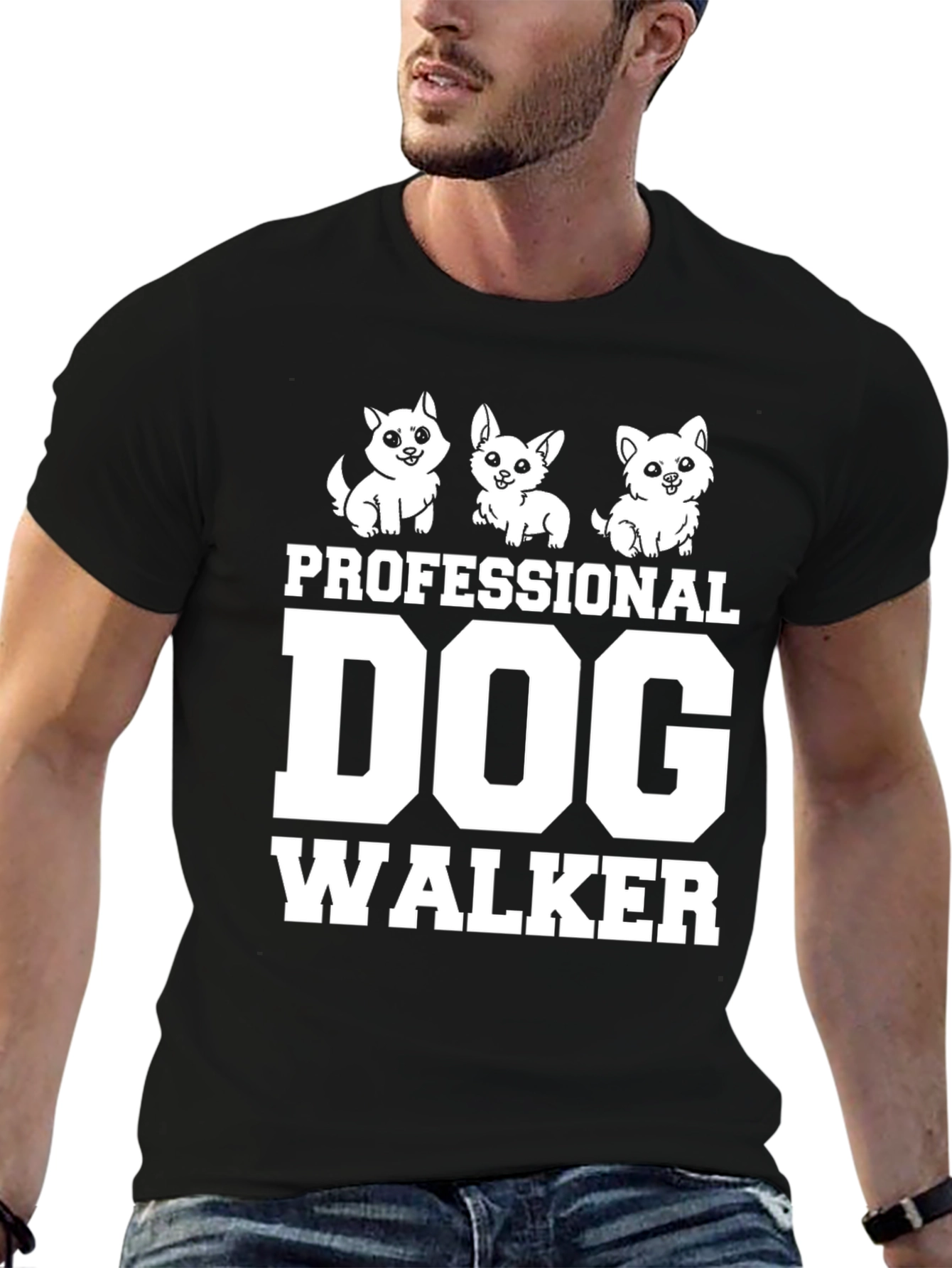 Professional Dog Walker Graphic Tee