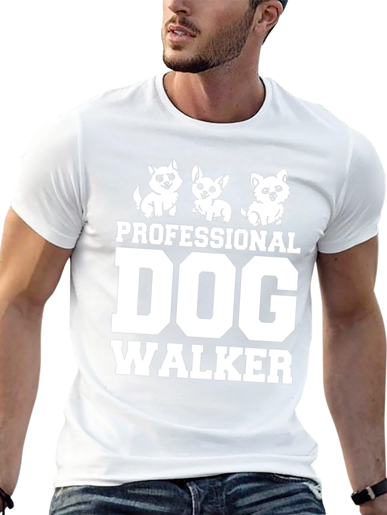 Professional Dog Walker Graphic Tee