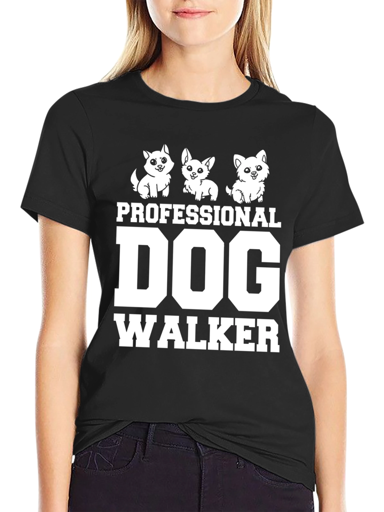 Professional Dog Walker Graphic Tee