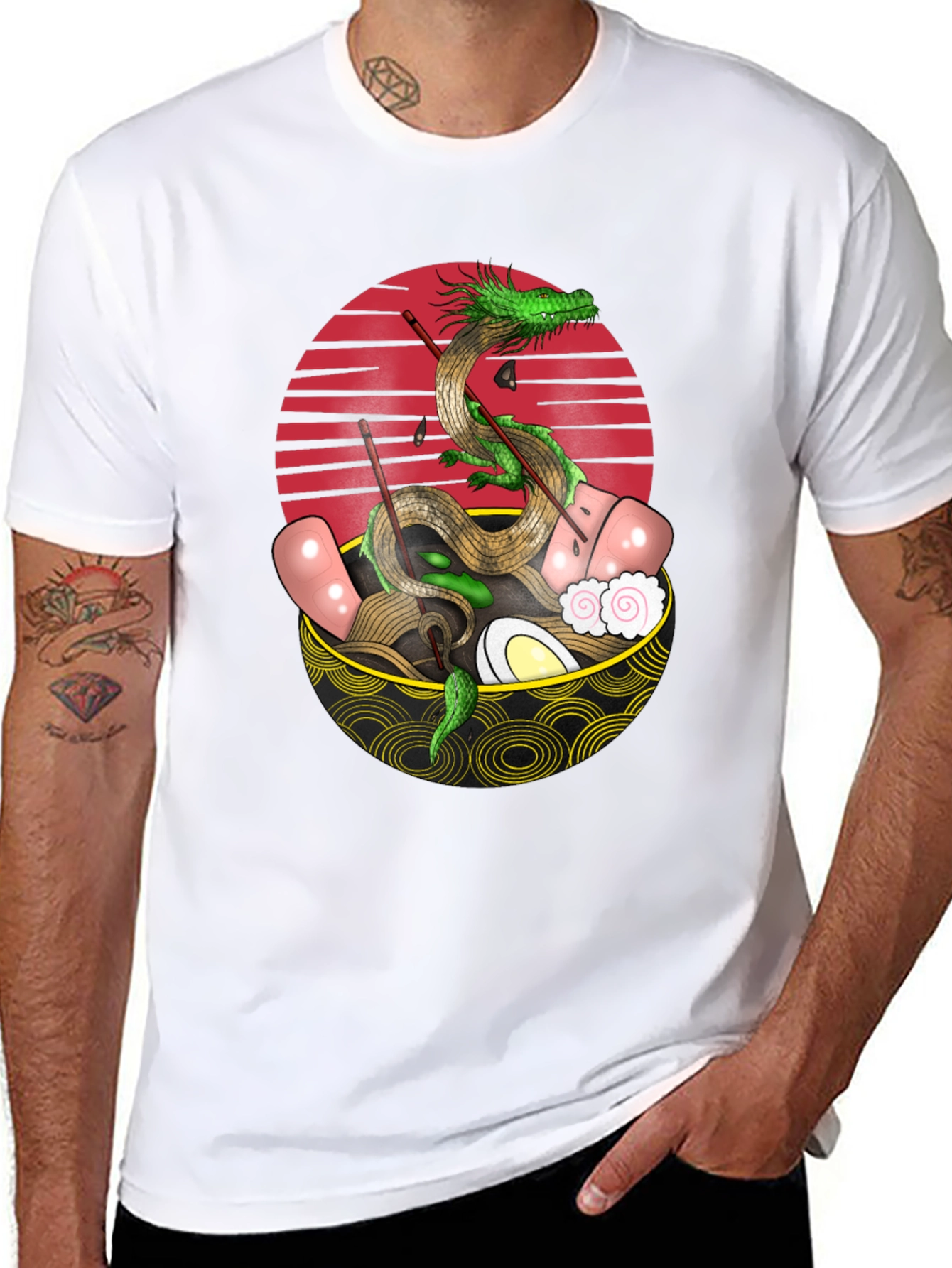 Dragon Ramen Bowl T-Shirt
