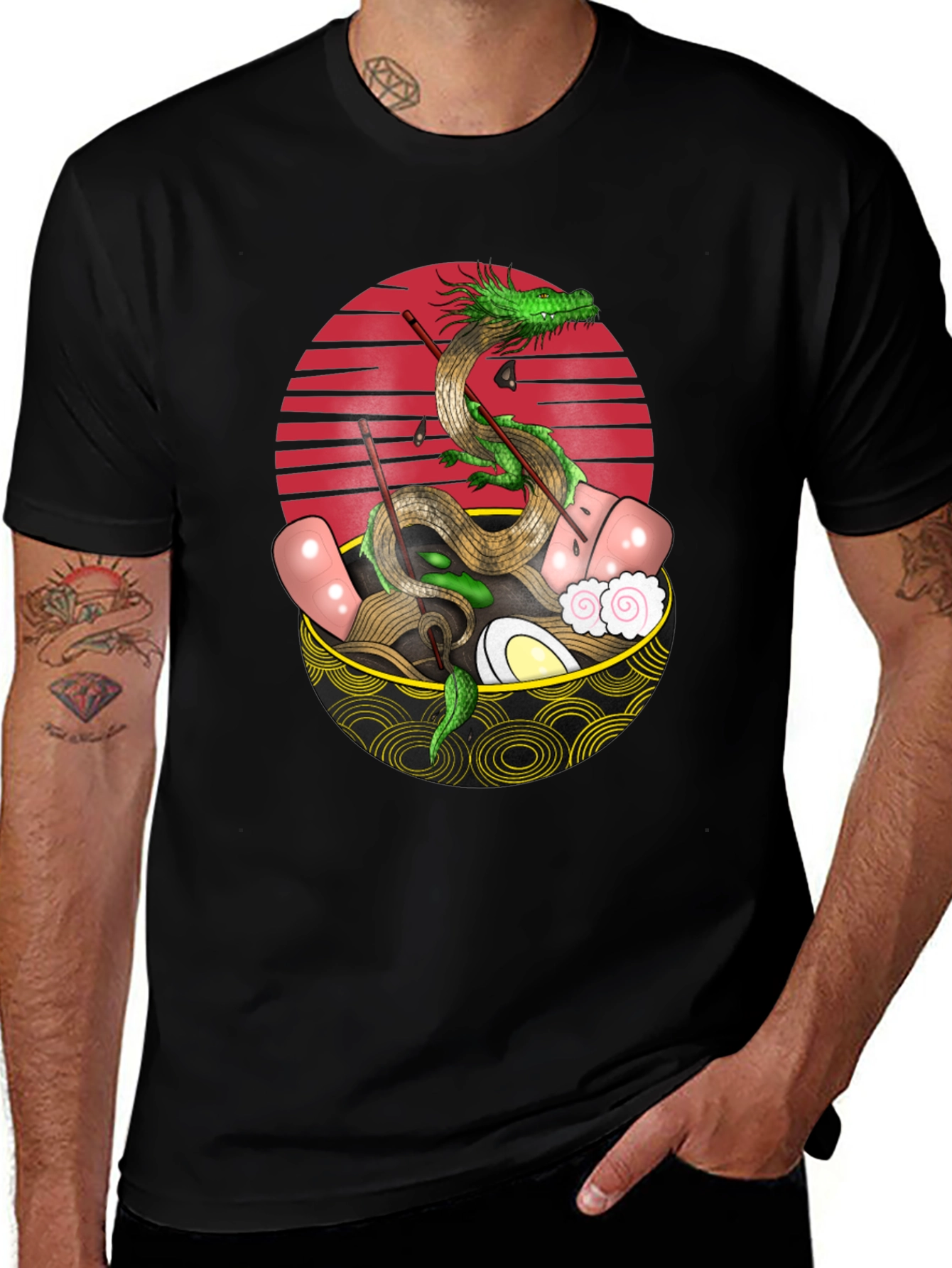 Dragon Ramen Bowl T-Shirt