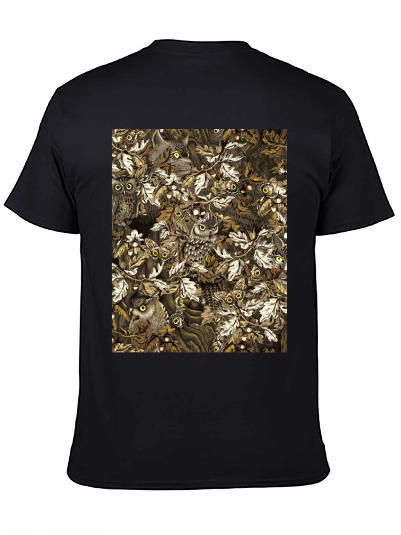 Owl & Wolf Camo Graphic Tee
