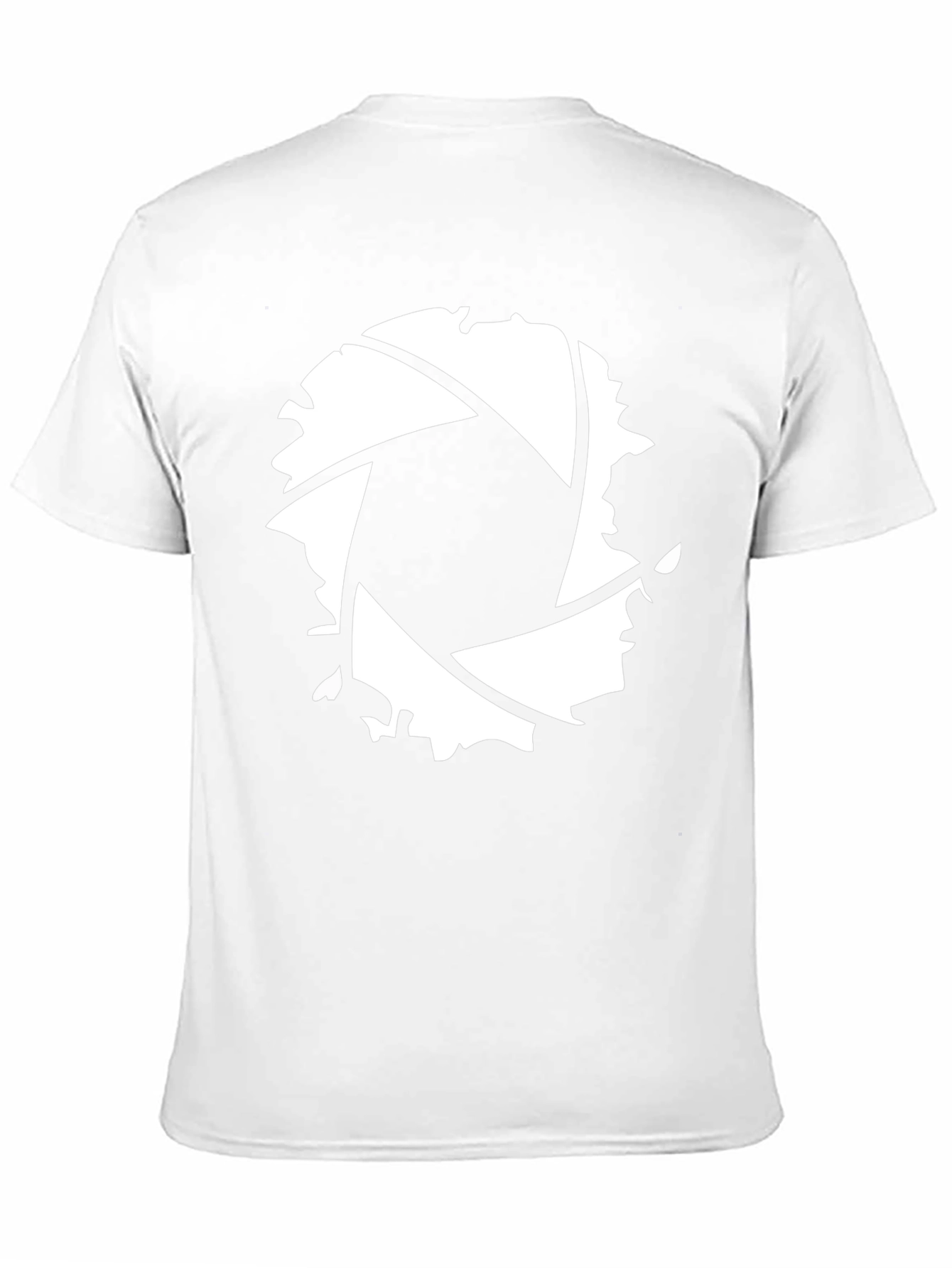 Abstract Aperture Black T-Shirt