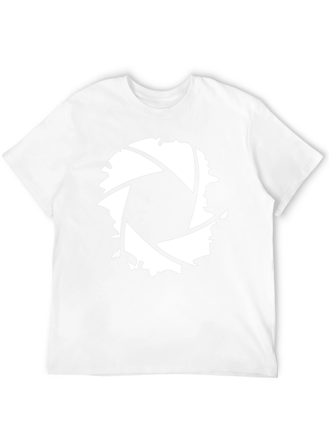 Abstract Aperture Black T-Shirt