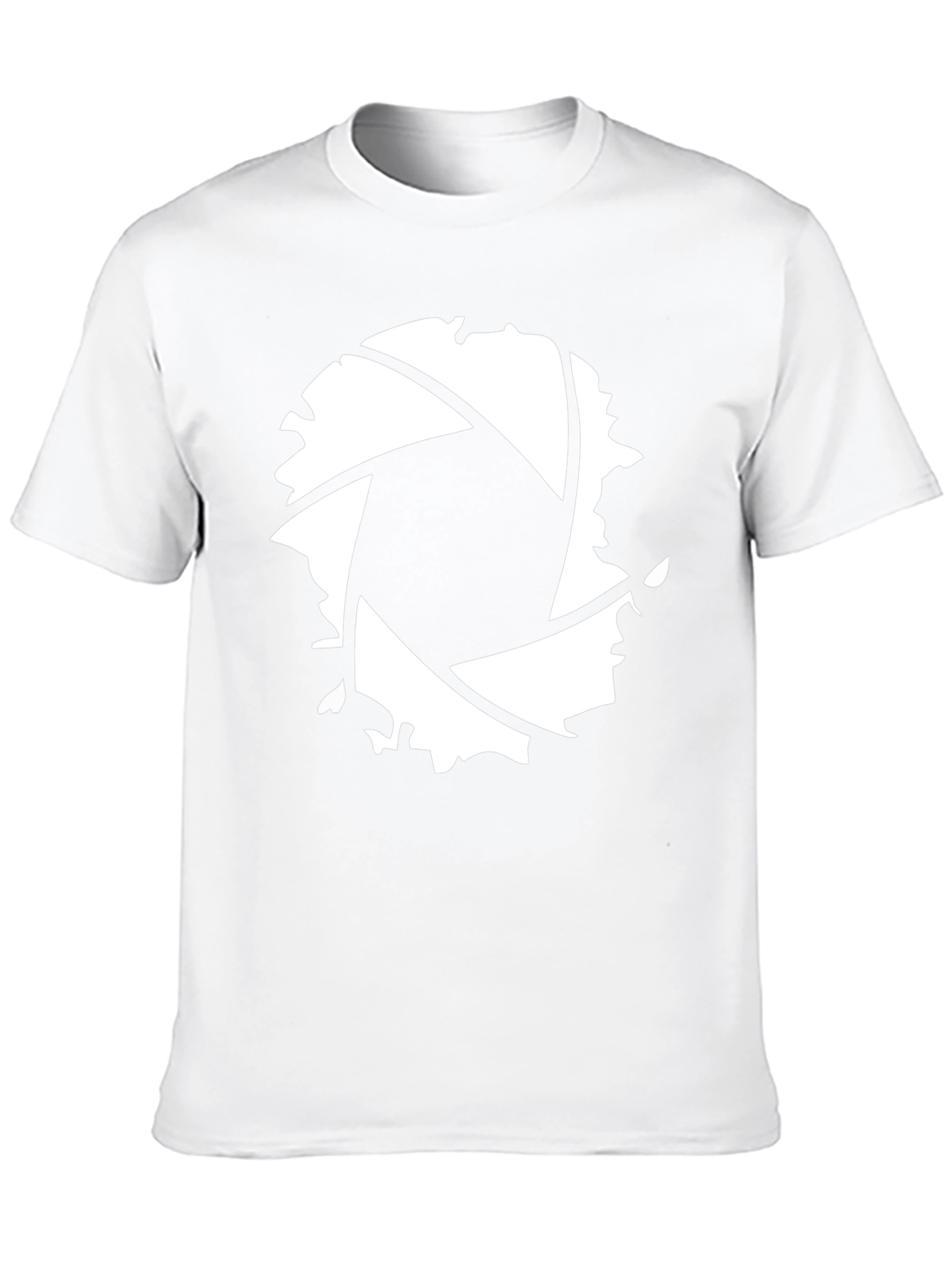 Abstract Aperture Black T-Shirt