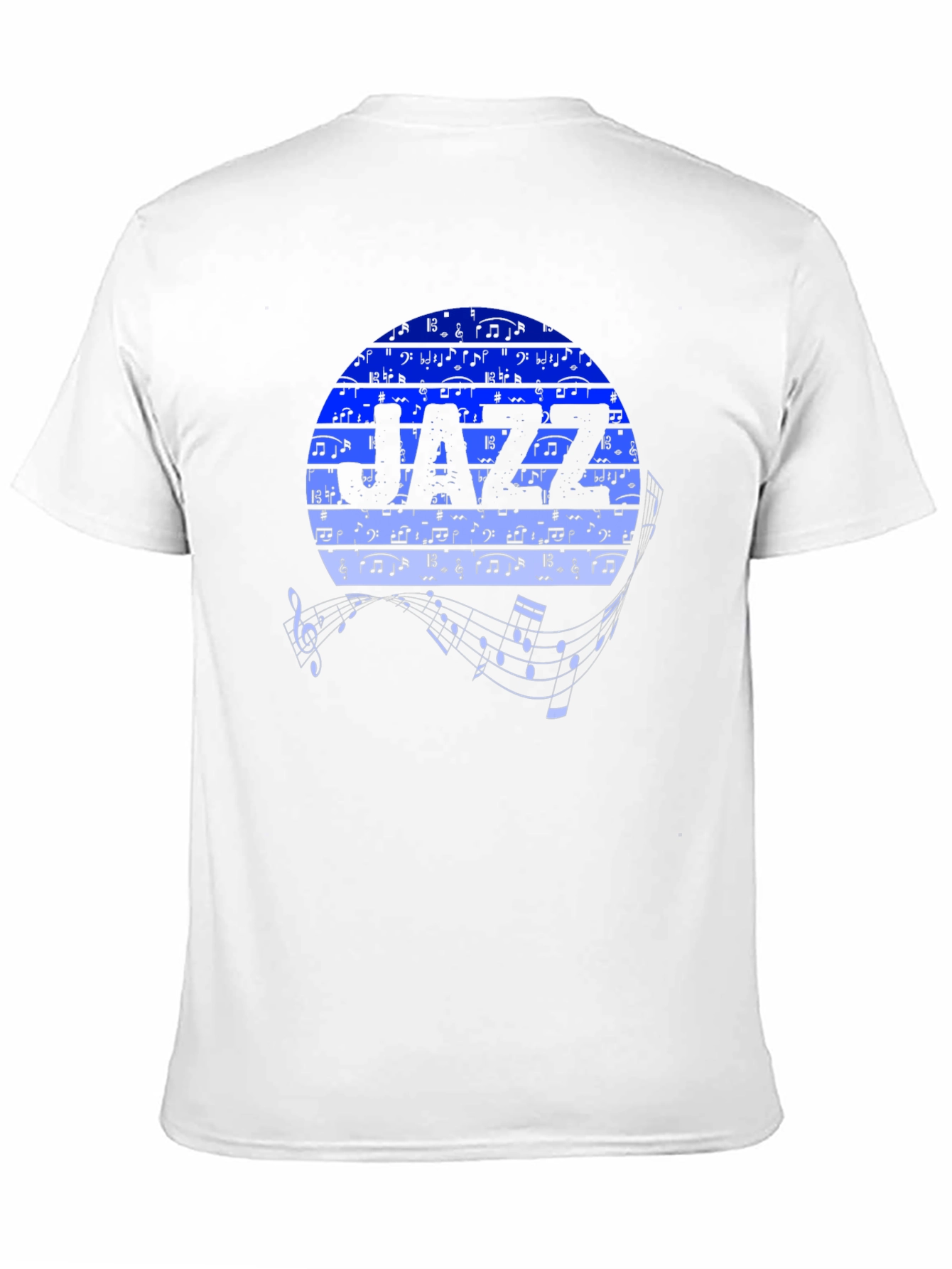Jazz Music T-Shirt - Round Graphic Tee