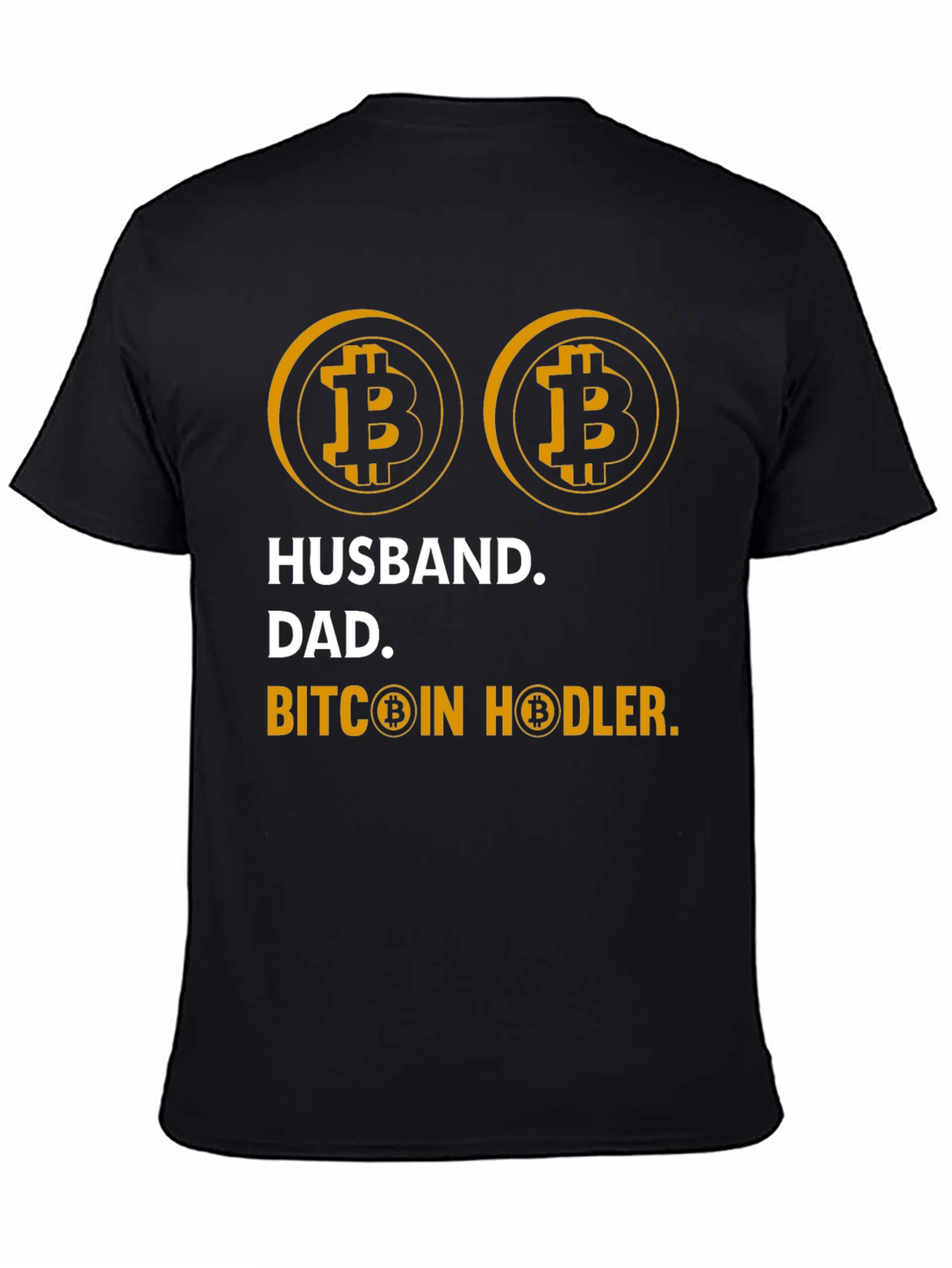 Husband Dad Bitcoin Hodler T-Shirt
