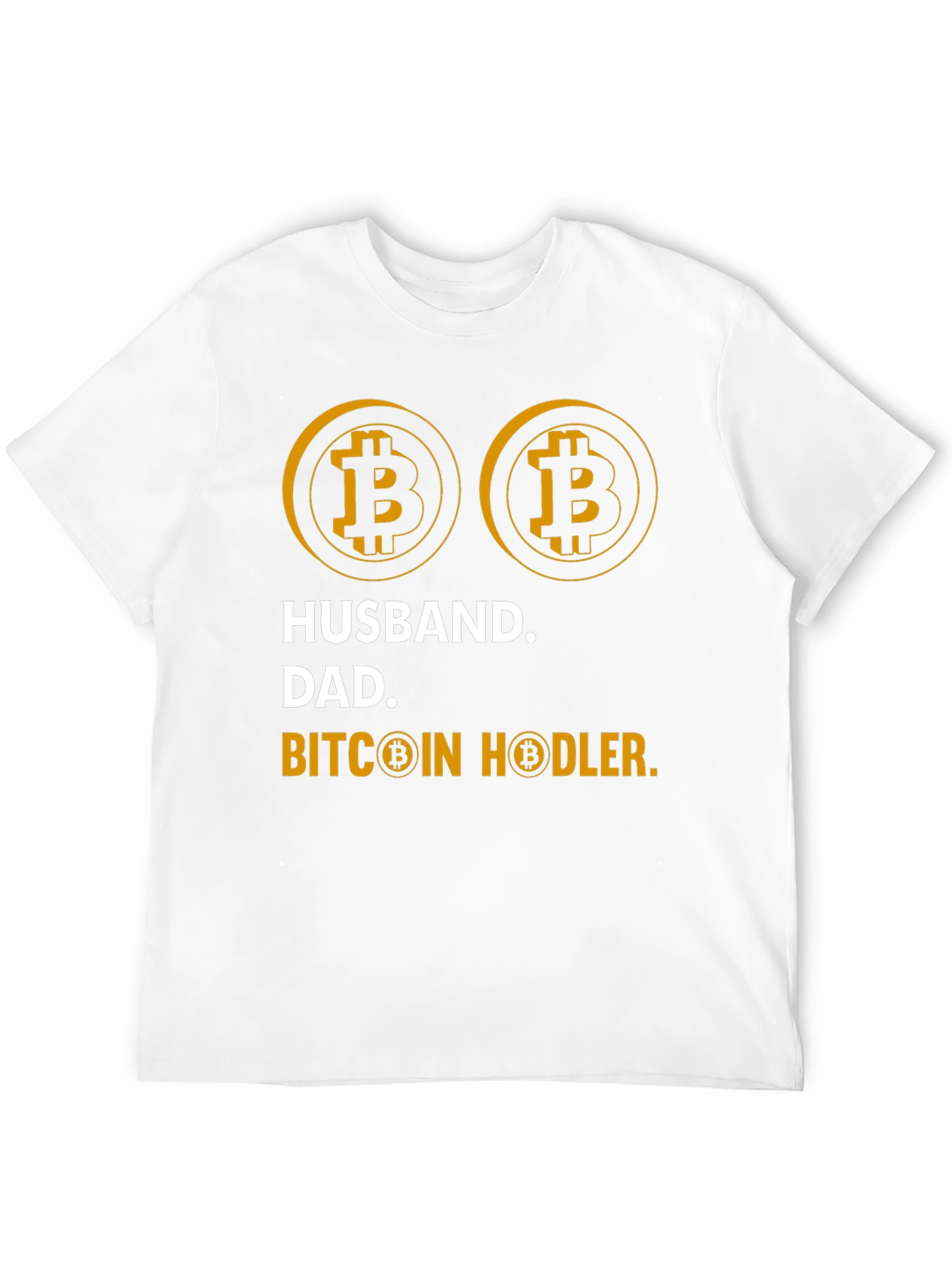 Husband Dad Bitcoin Hodler T-Shirt