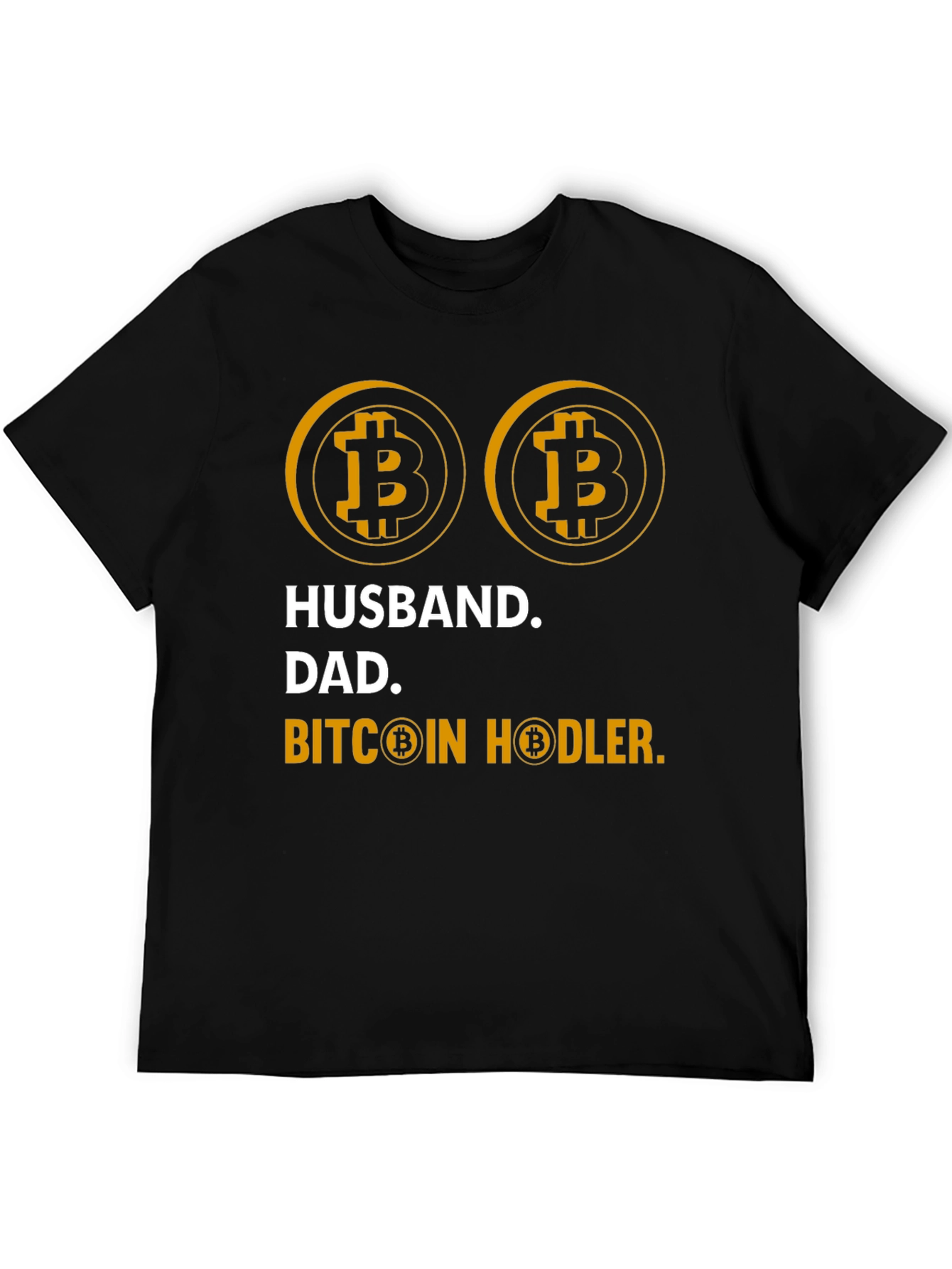 Husband Dad Bitcoin Hodler T-Shirt