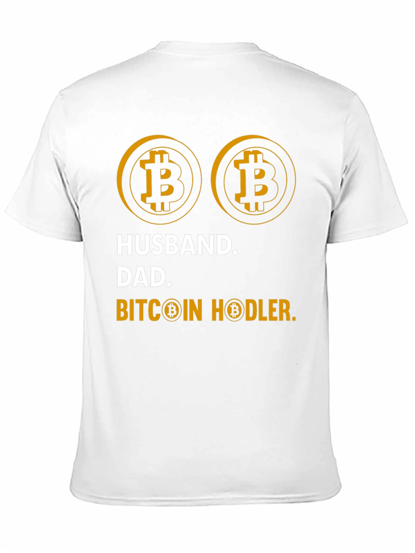 Husband Dad Bitcoin Hodler T-Shirt