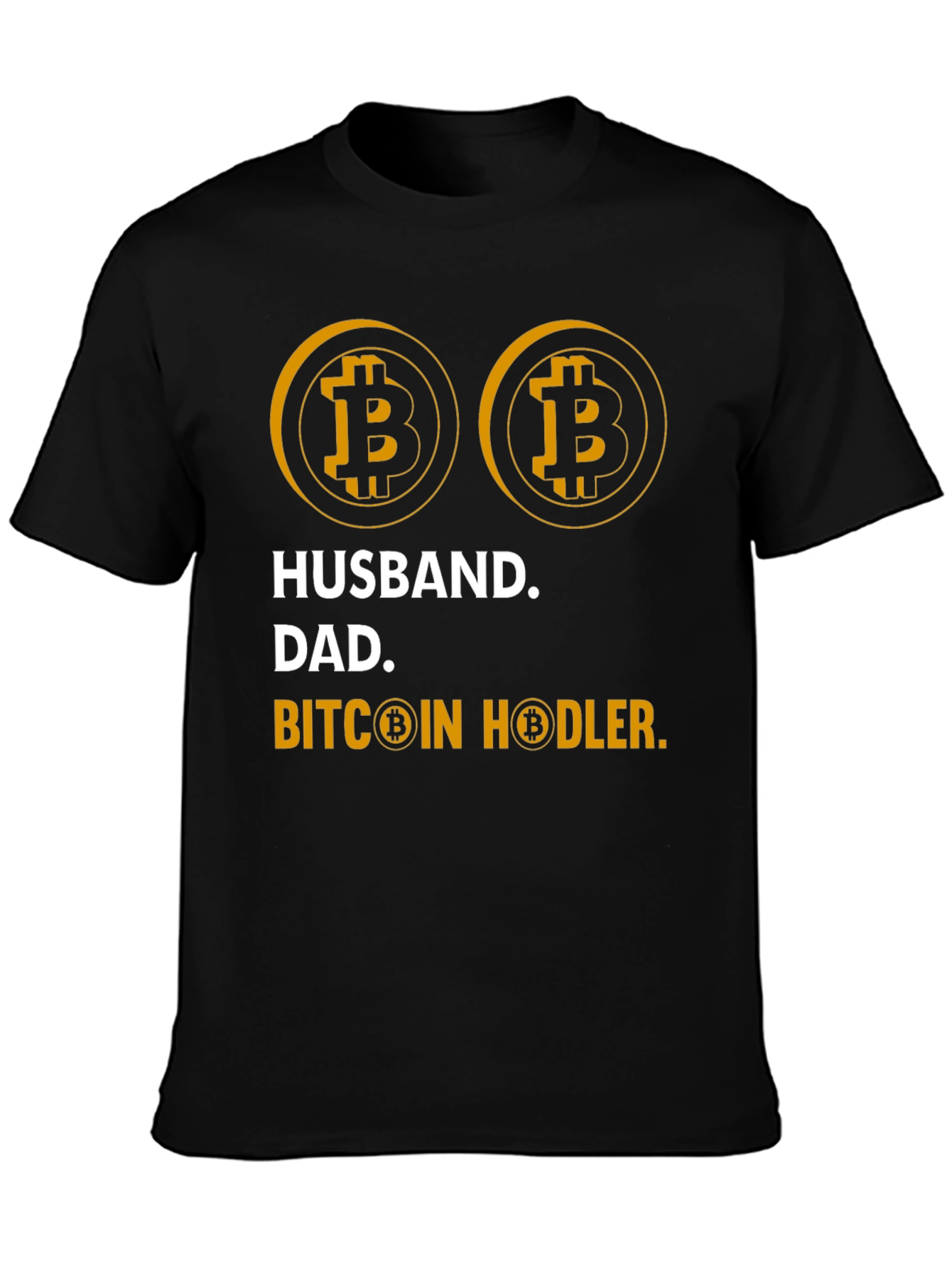 Husband Dad Bitcoin Hodler T-Shirt