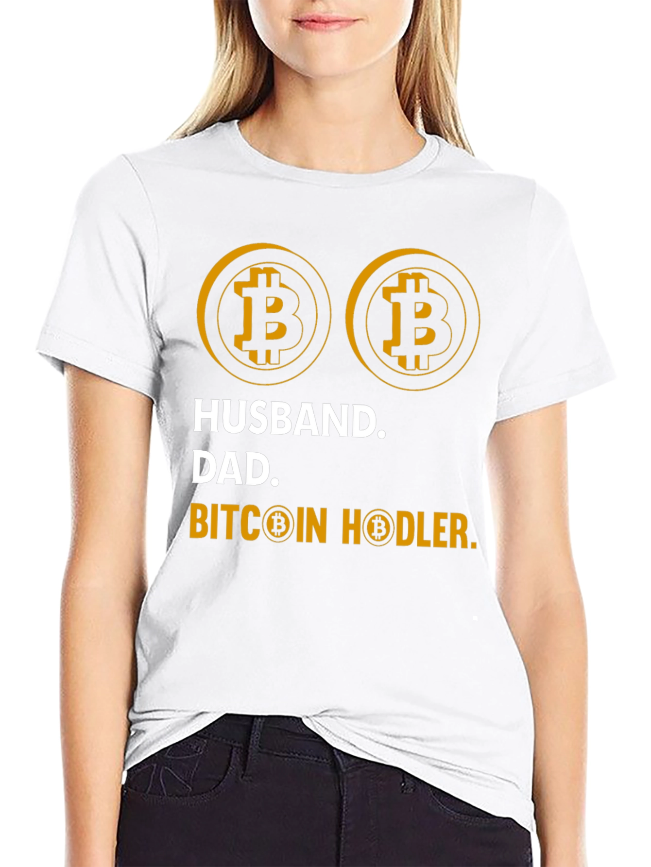 Husband Dad Bitcoin Hodler T-Shirt