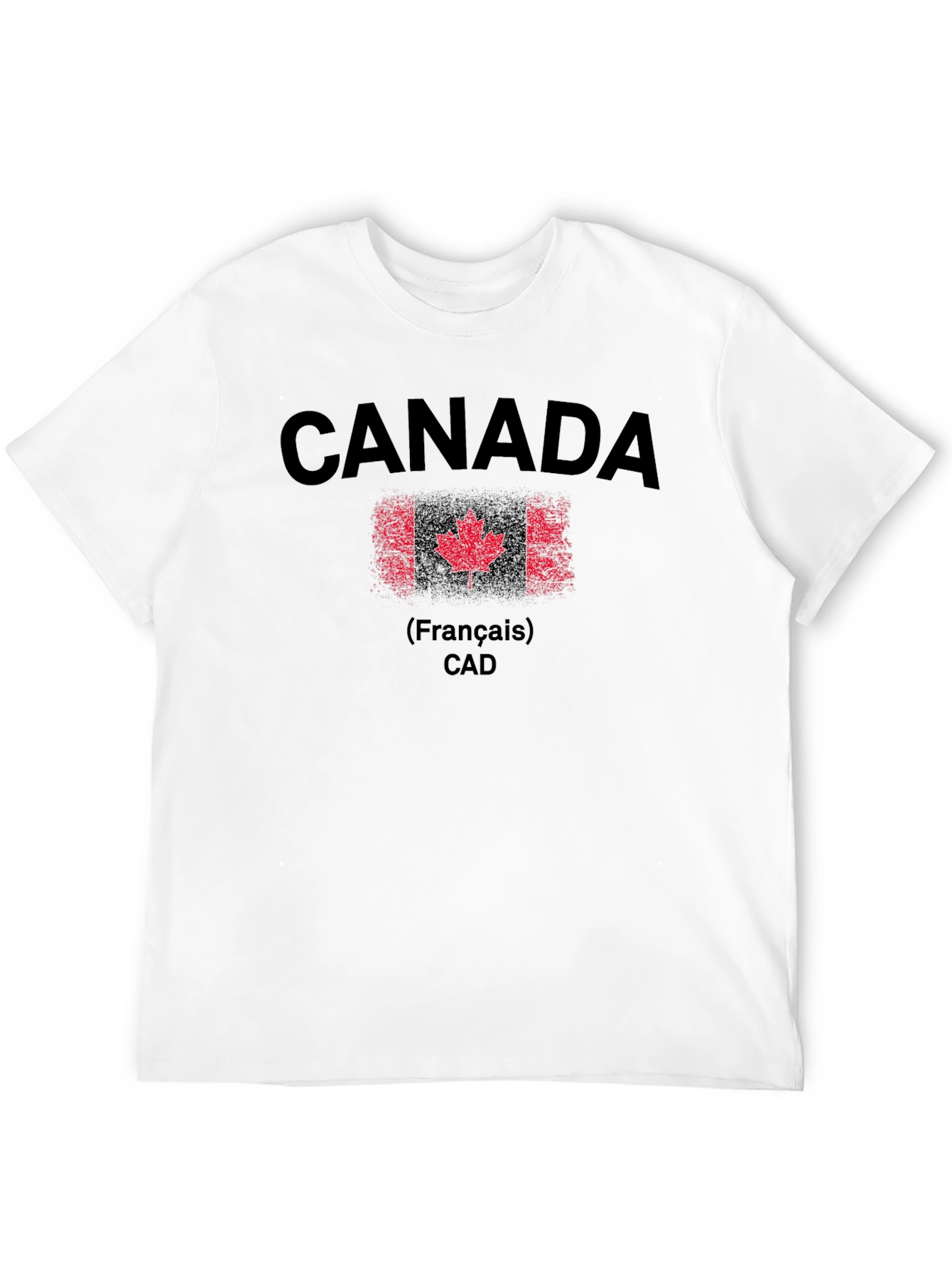 Canada T-Shirt - Mens Black Graphic Tee