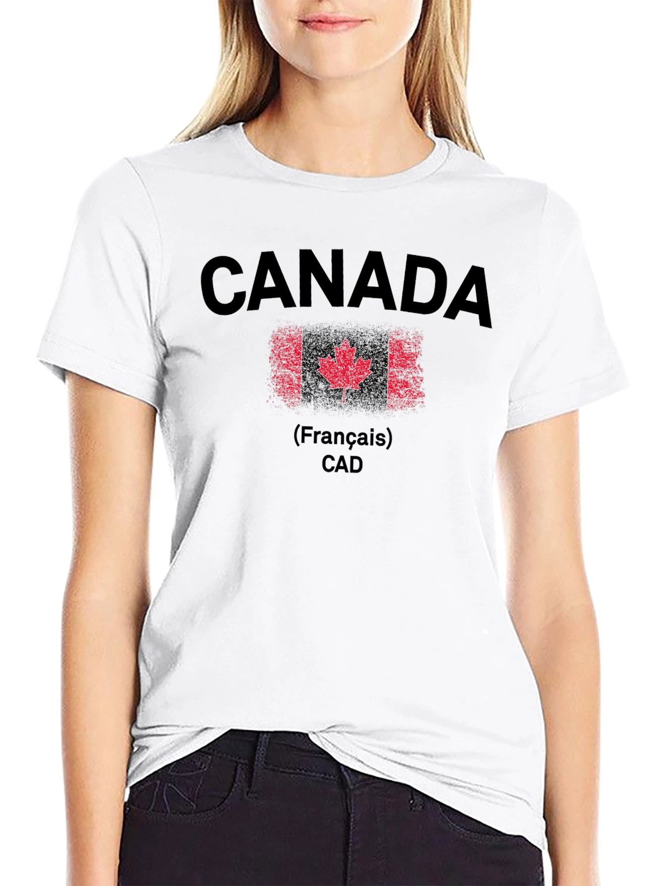 Canada T-Shirt - Mens Black Graphic Tee