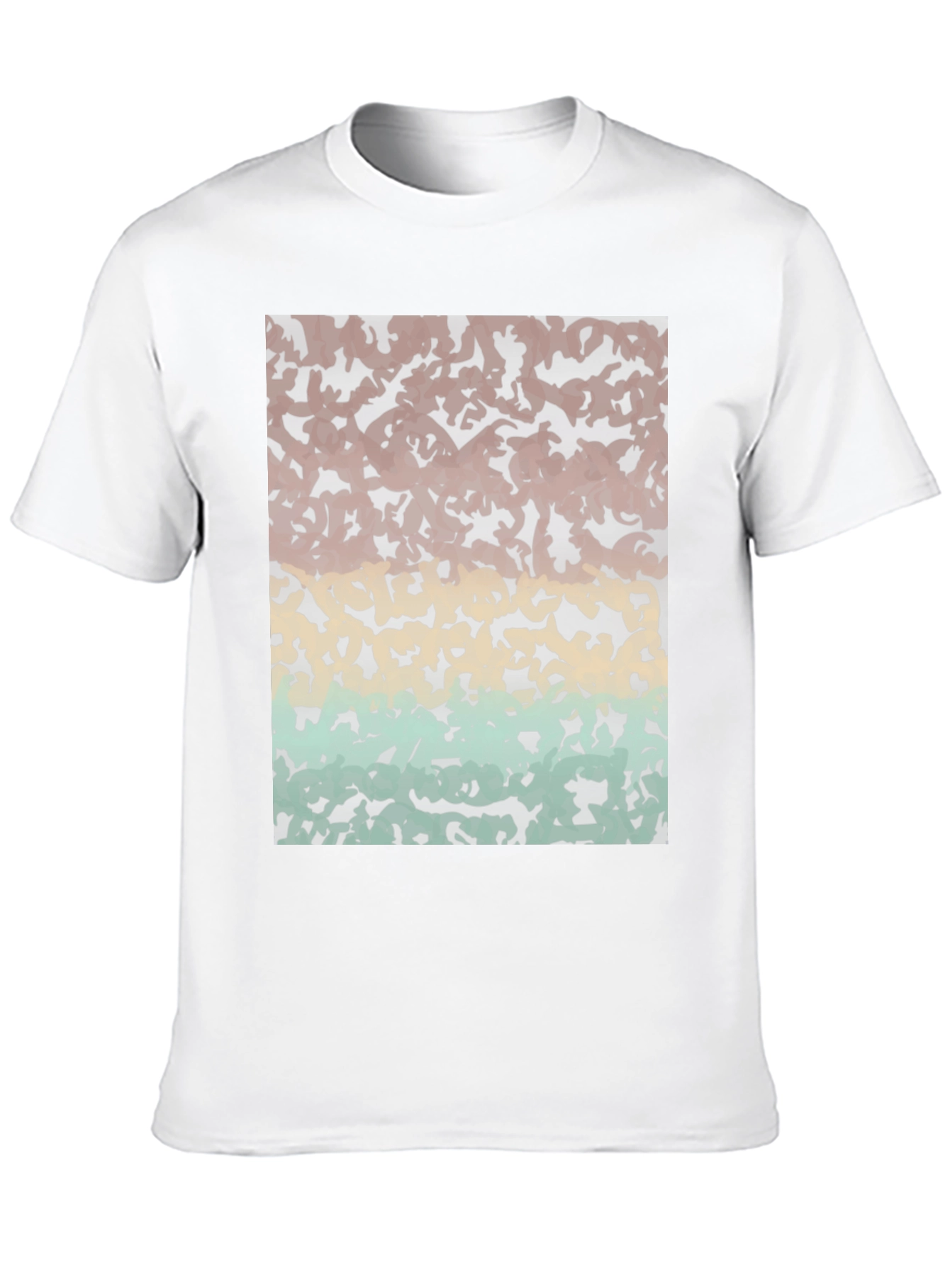 Abstract Camo T-Shirt - Stylish Casual Wear