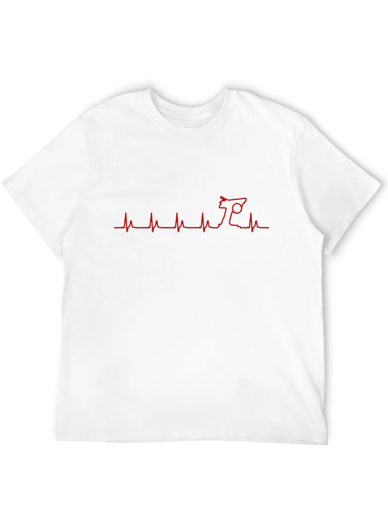 Heartbeat Lama Black T-Shirt