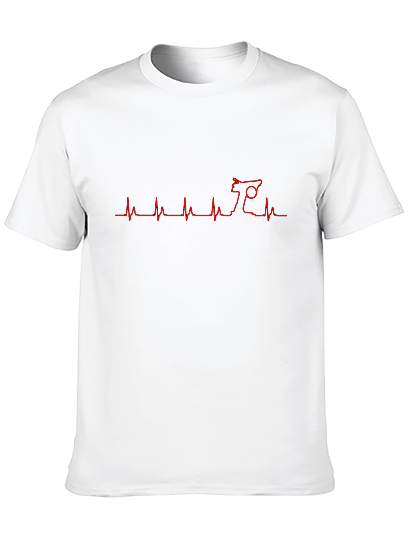 Heartbeat Lama Black T-Shirt