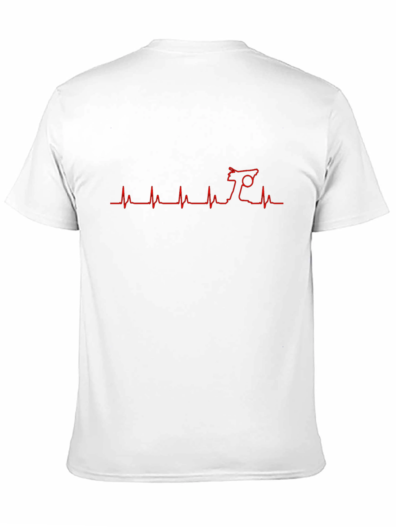 Heartbeat Lama Black T-Shirt