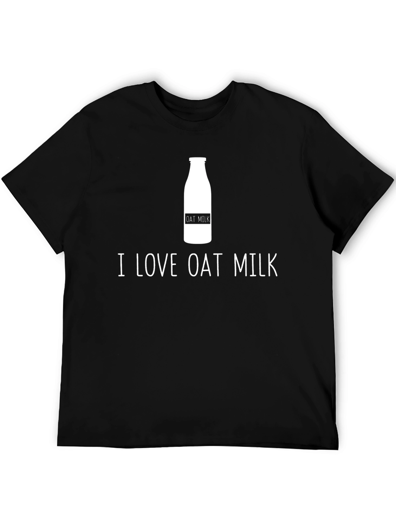 I Love Oat Milk T-Shirt - Vegan Drink Tee