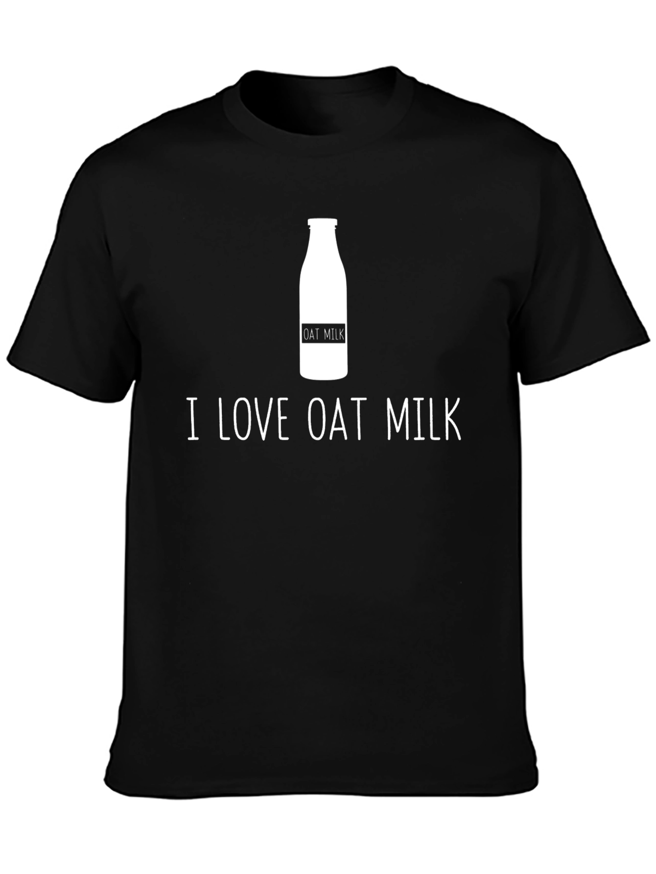 I Love Oat Milk T-Shirt - Vegan Drink Tee
