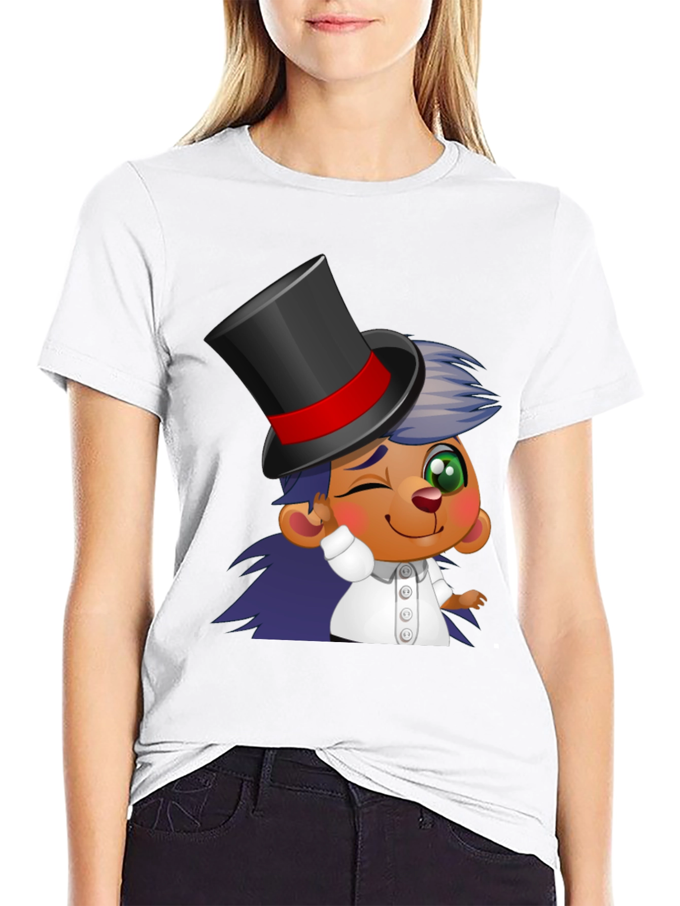 Cartoon Magician T-Shirt - Funky Design