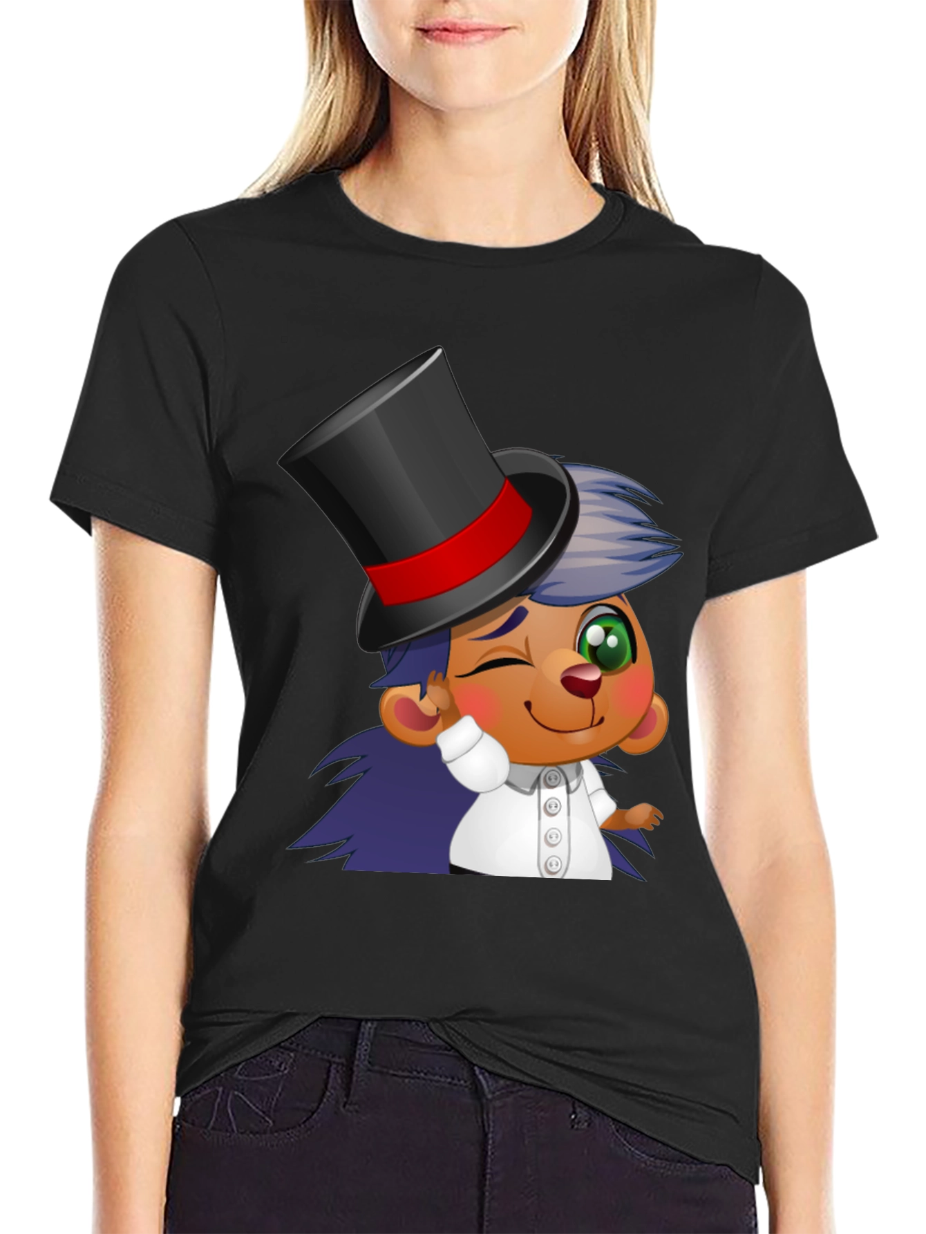 Cartoon Magician T-Shirt - Funky Design