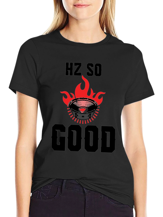 HZ So Good Graphic Tee - Black Cotton Comfort