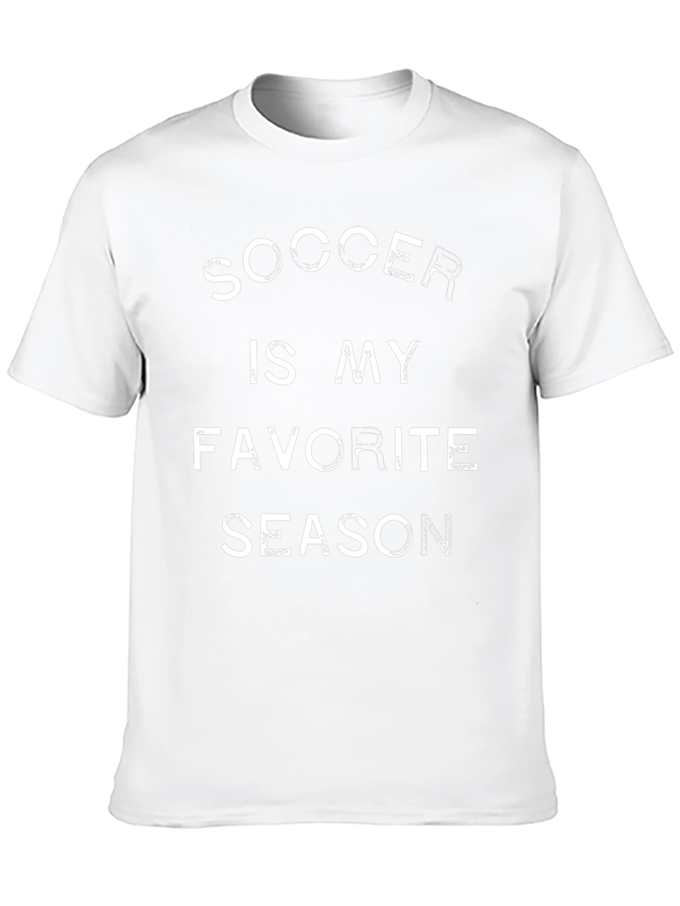 Soccer Is My Favorite Season Graphic T-Shirt