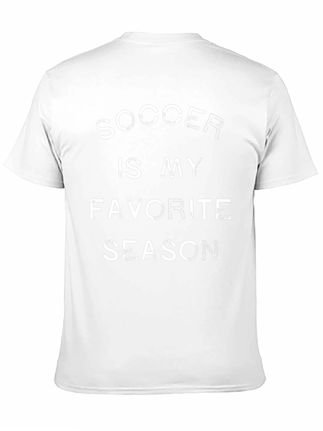 Soccer Is My Favorite Season Graphic T-Shirt