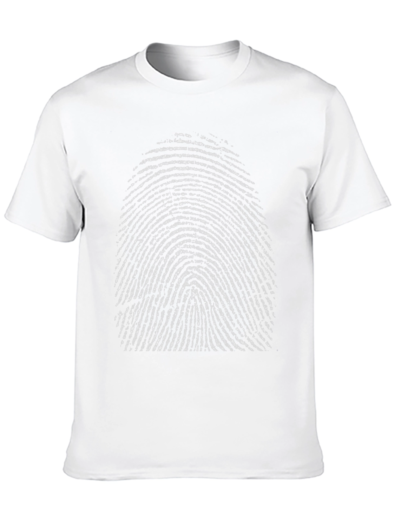 Fingerprint Graphic Tee - Black
