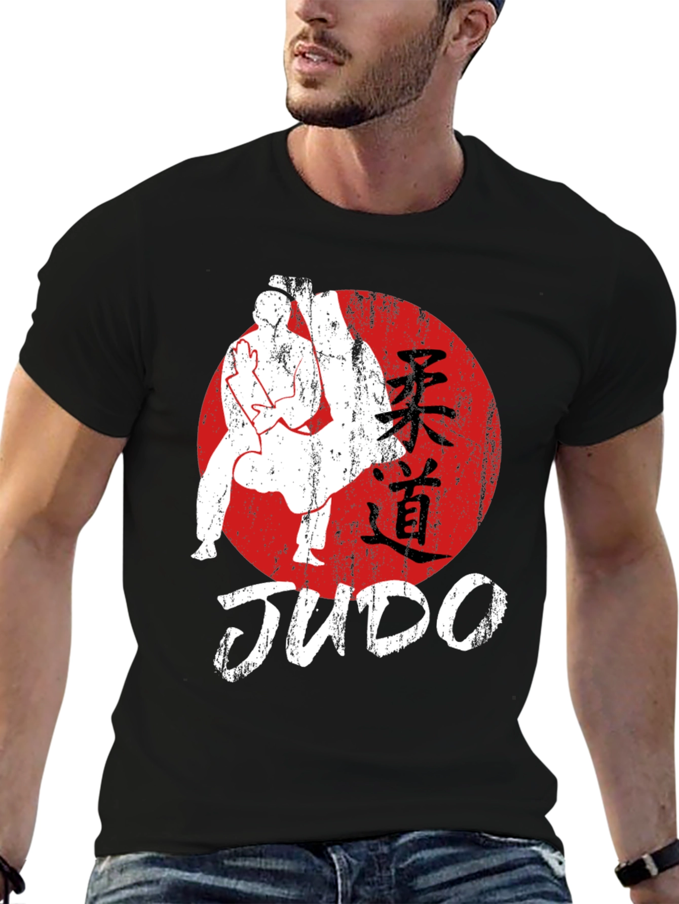 Judo Martial Arts Black T-Shirt
