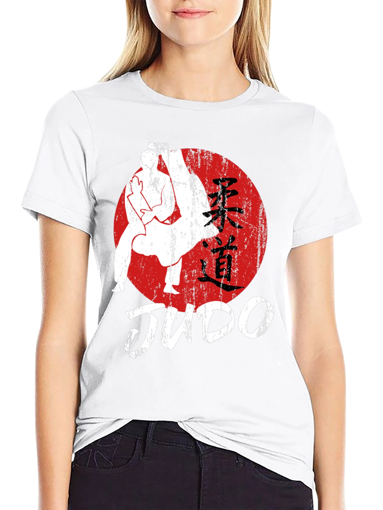 Judo Martial Arts Black T-Shirt