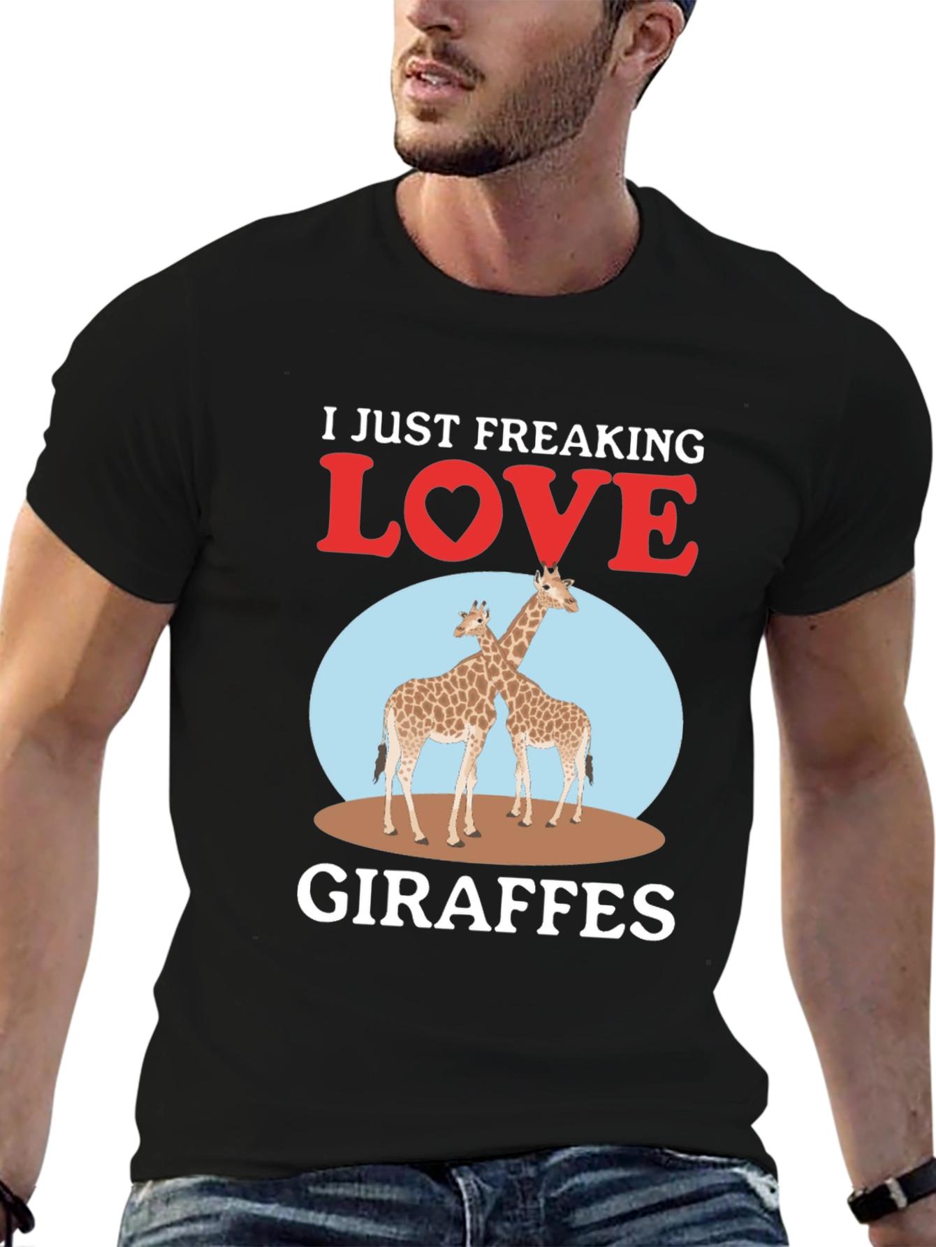 I Just Freaking Love Giraffes T-Shirt