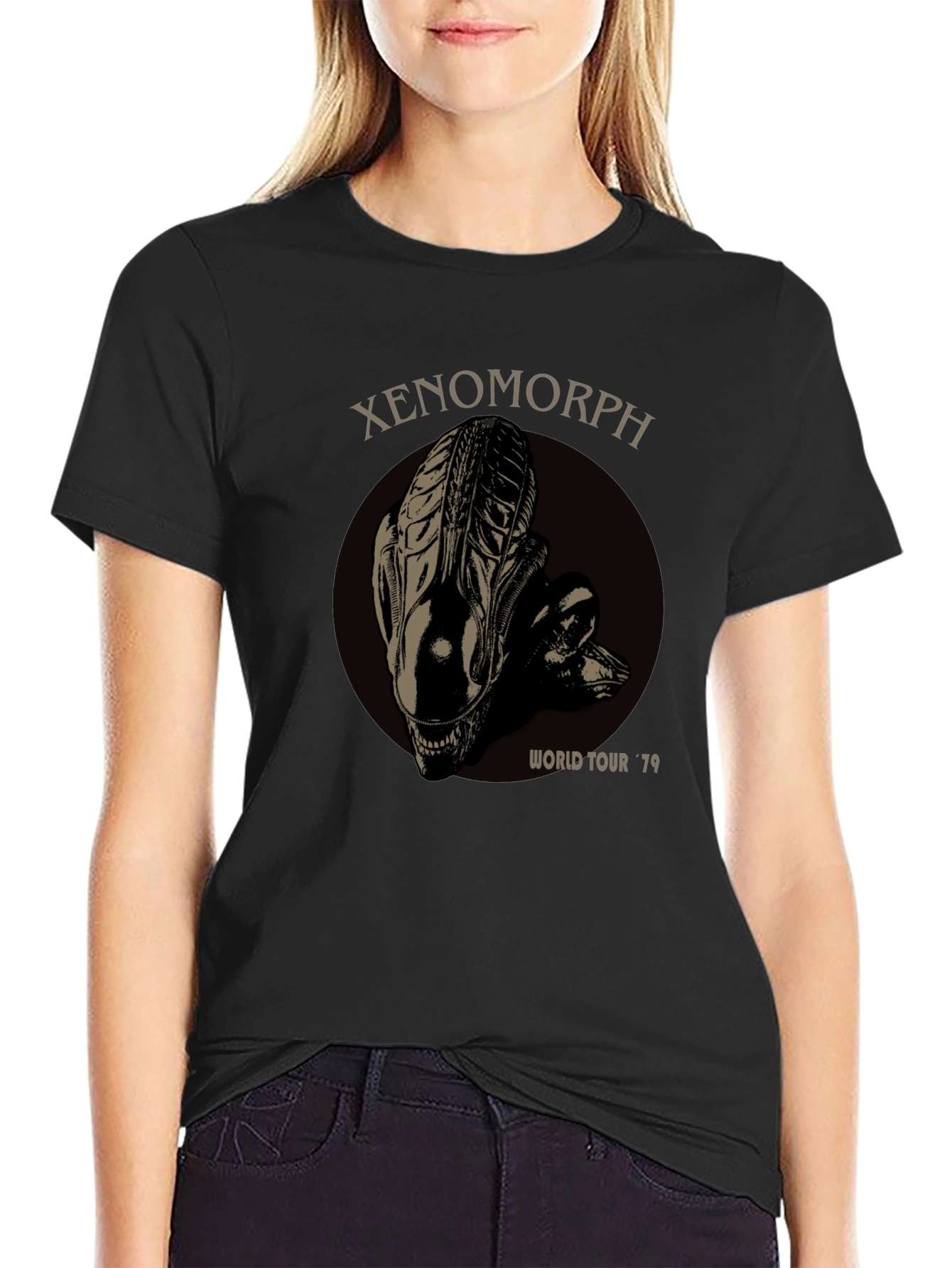 Xenomorph World Tour 79 Black T-Shirt