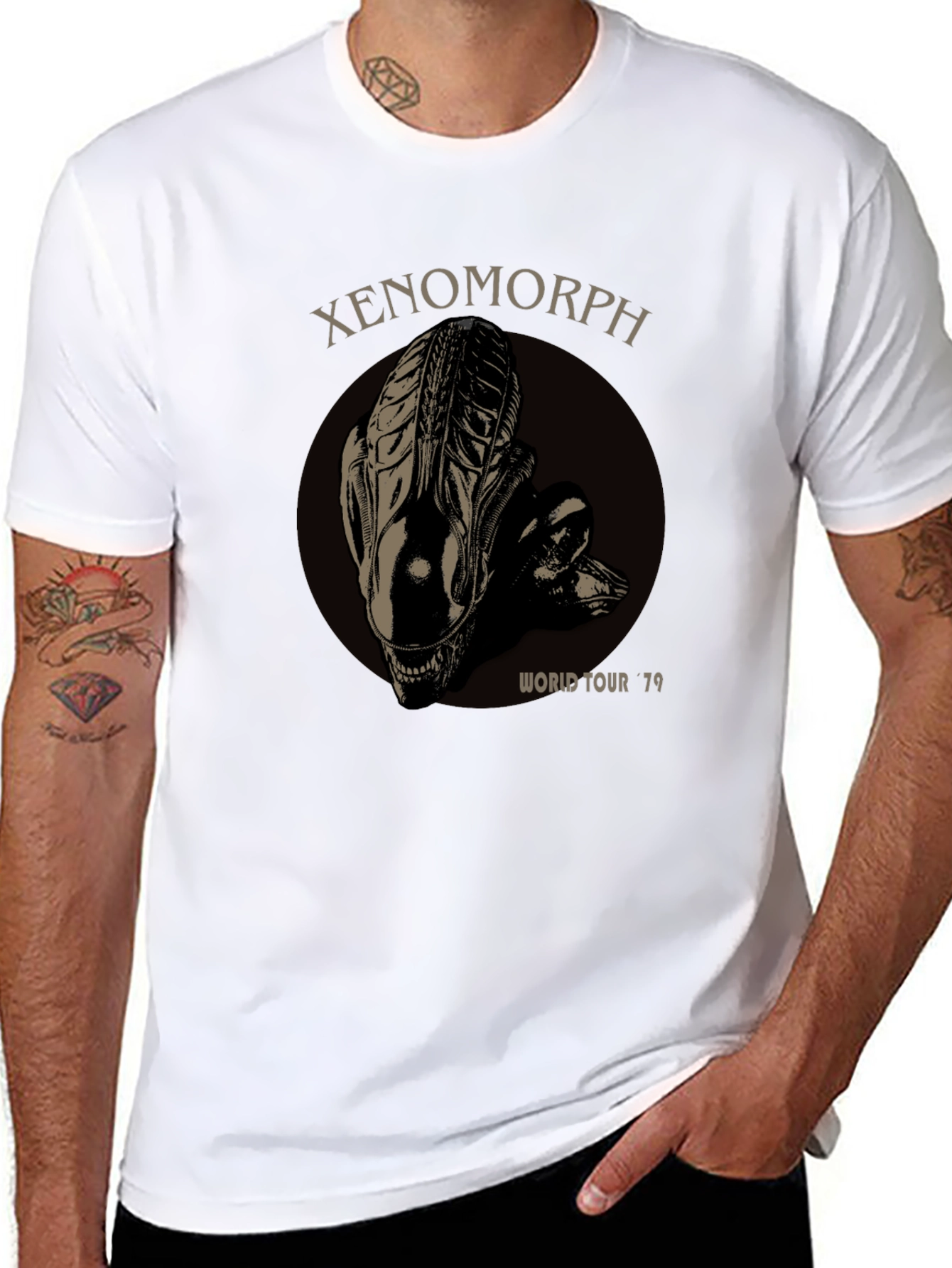 Xenomorph World Tour 79 Black T-Shirt