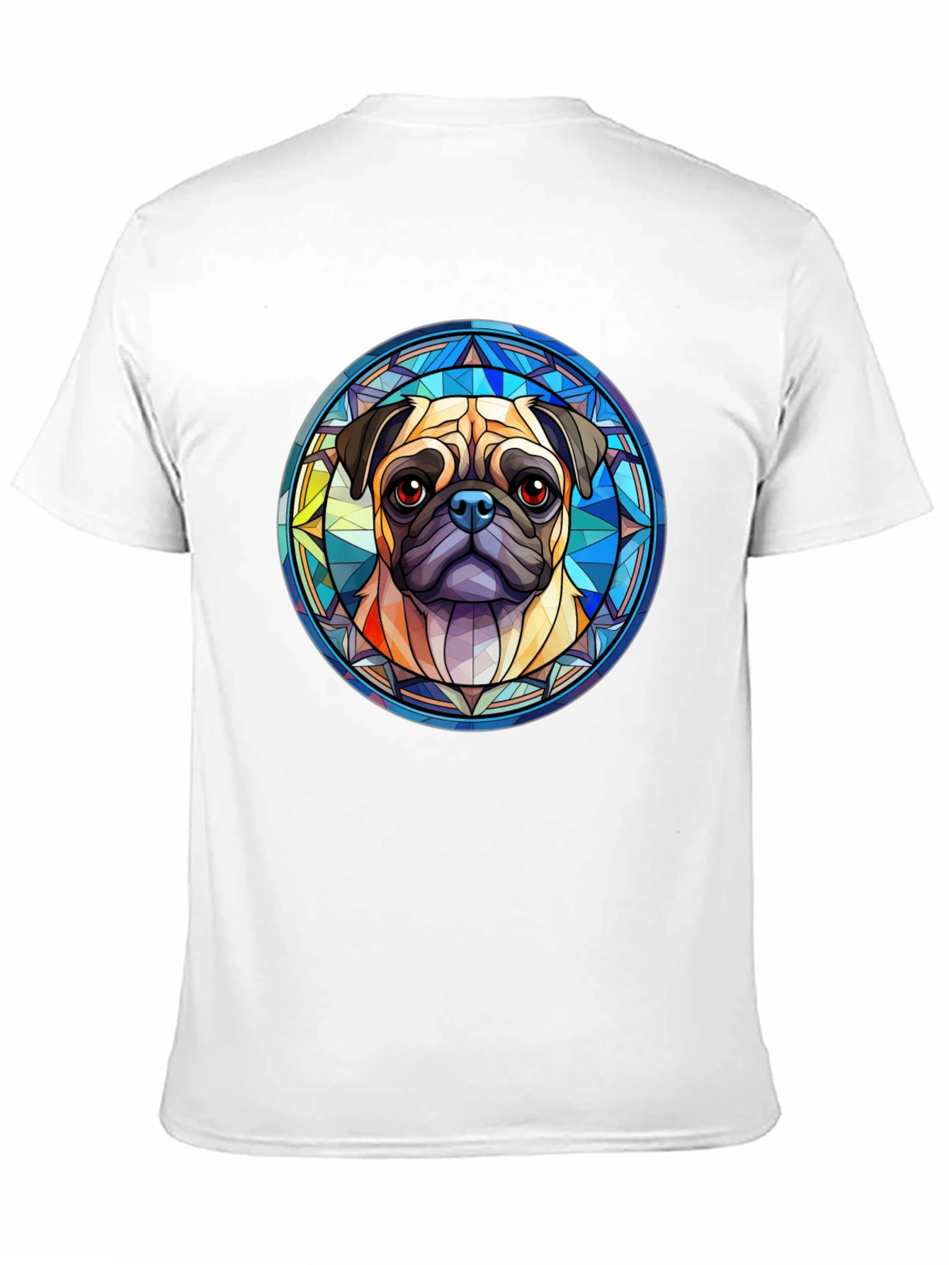Pug Dog Graphic Black T-Shirt