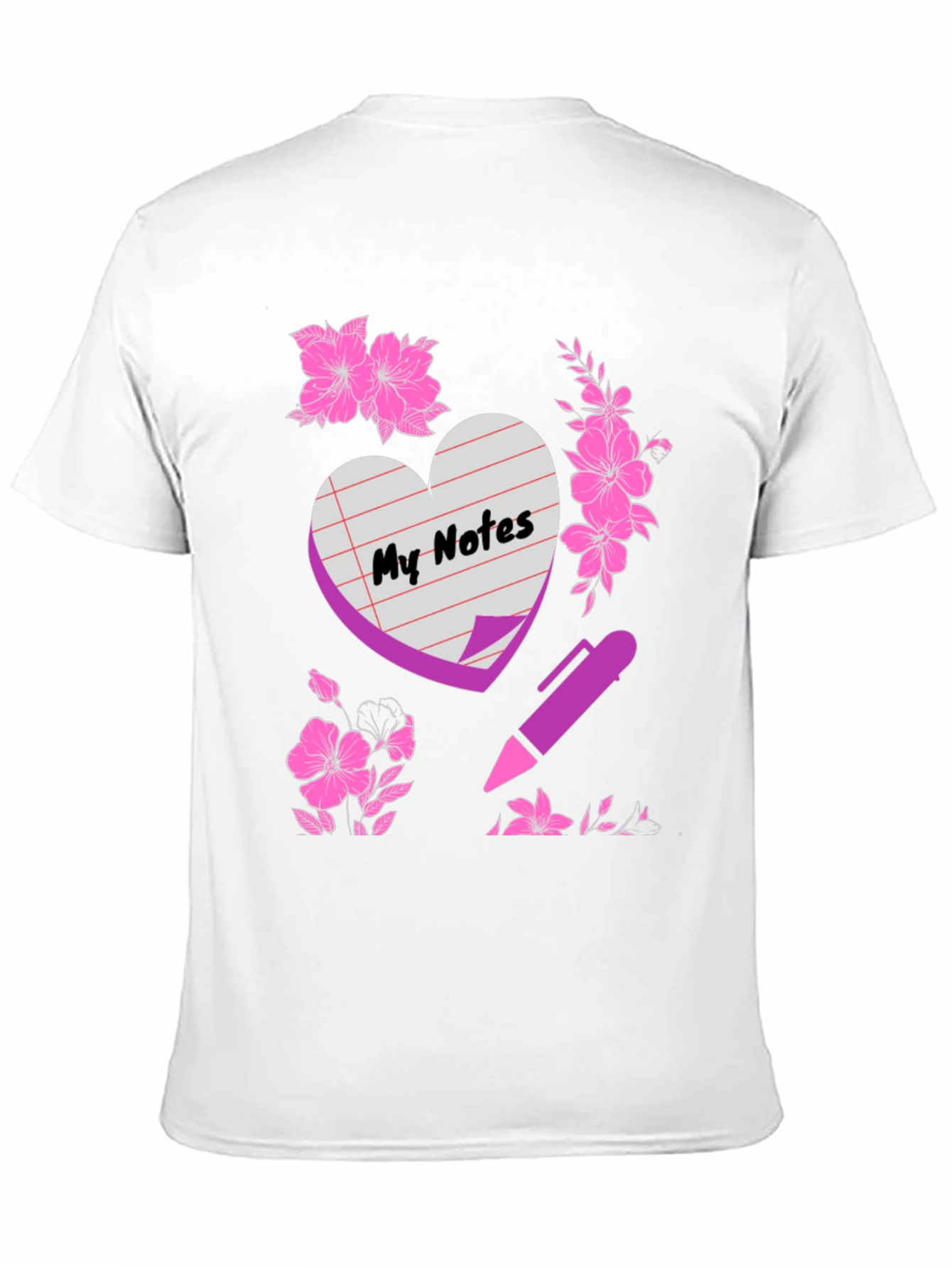 My Notes Graphic Tee - Black