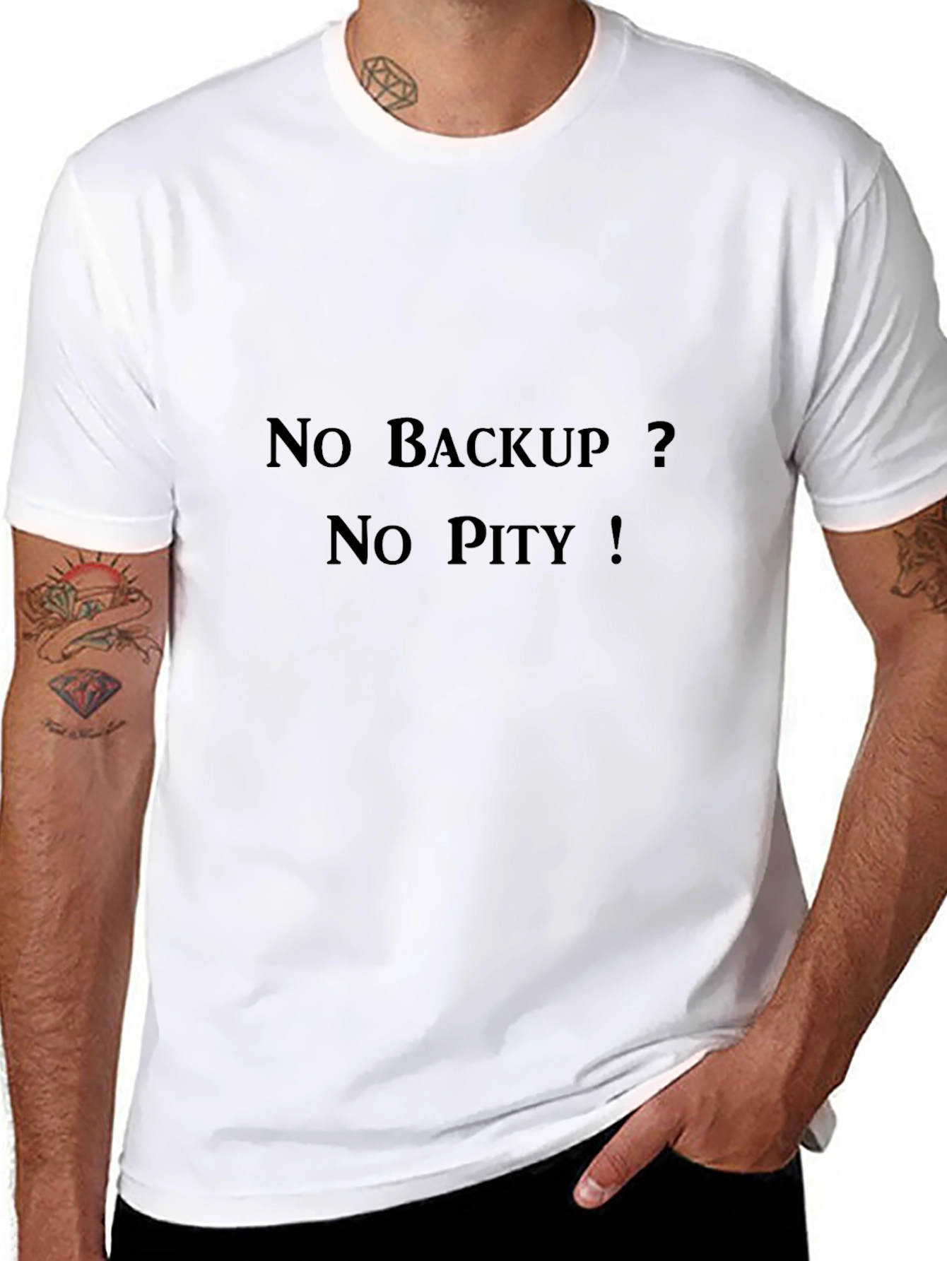 No Backup? No Pity! T-Shirt - Programmer Humor