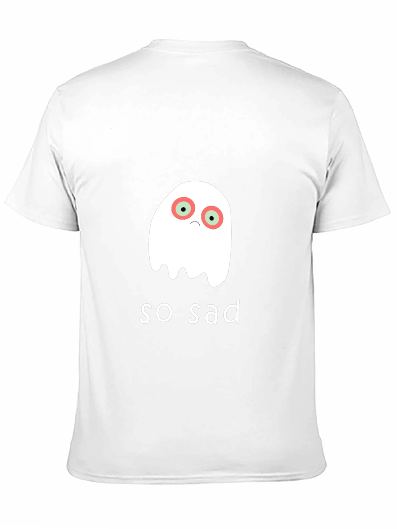 Sad Ghost Graphic T-Shirt