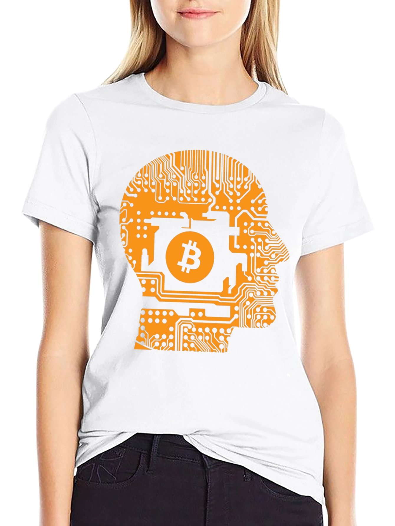 Bitcoin Mind T-Shirt - Crypto Circuit Board Design