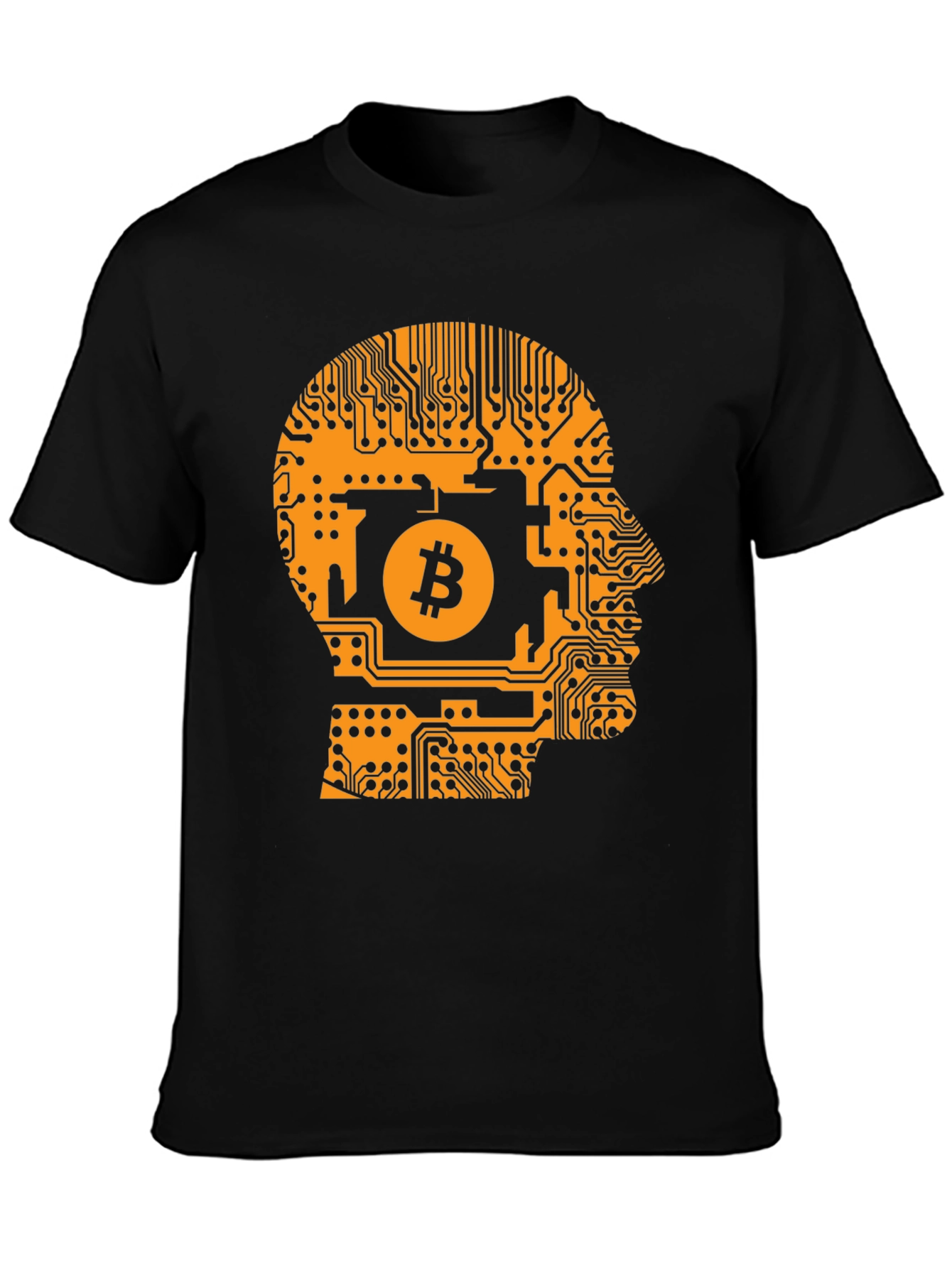 Bitcoin Mind T-Shirt - Crypto Circuit Board Design