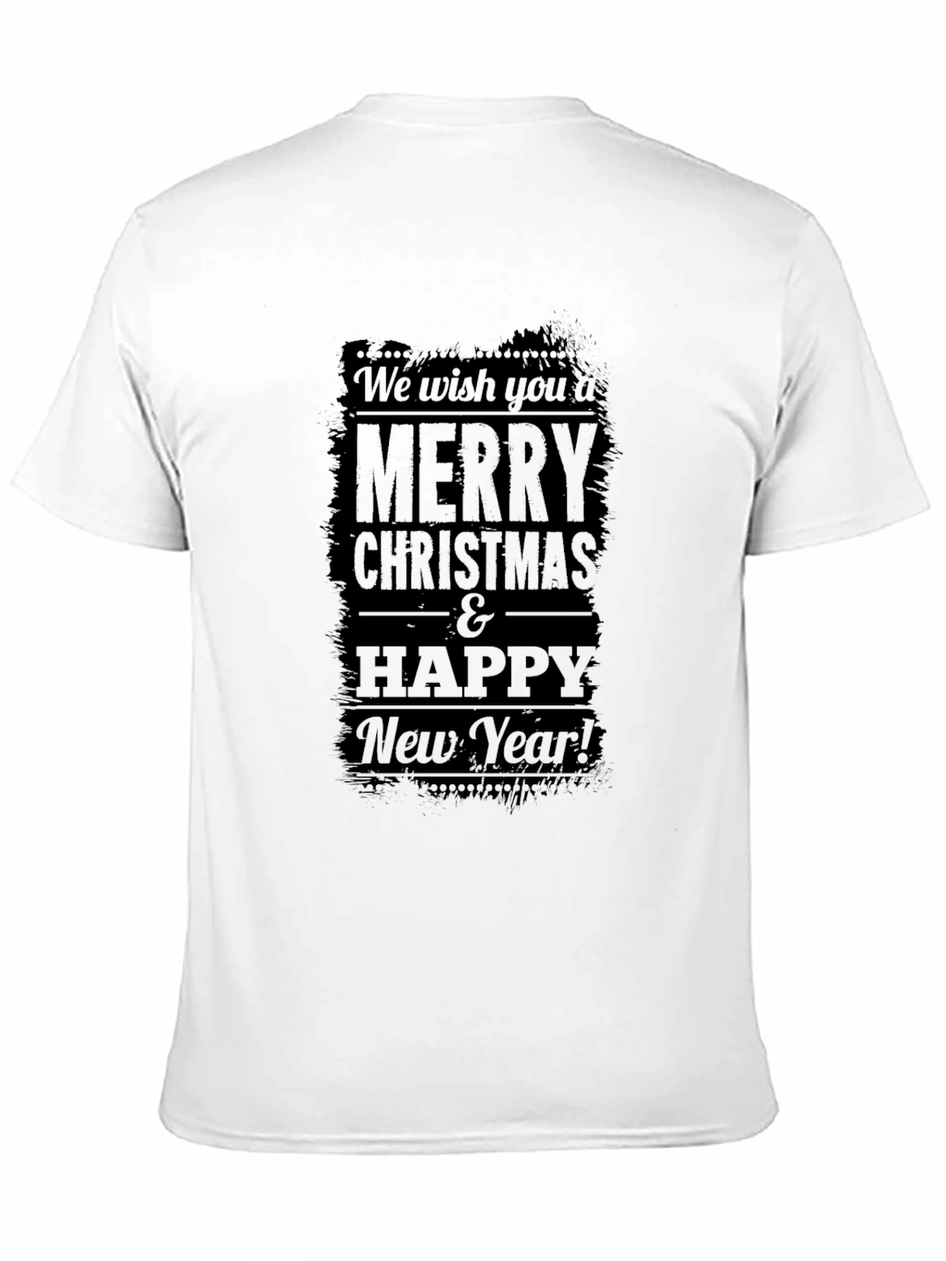 Merry Christmas & Happy New Year Black T-Shirt