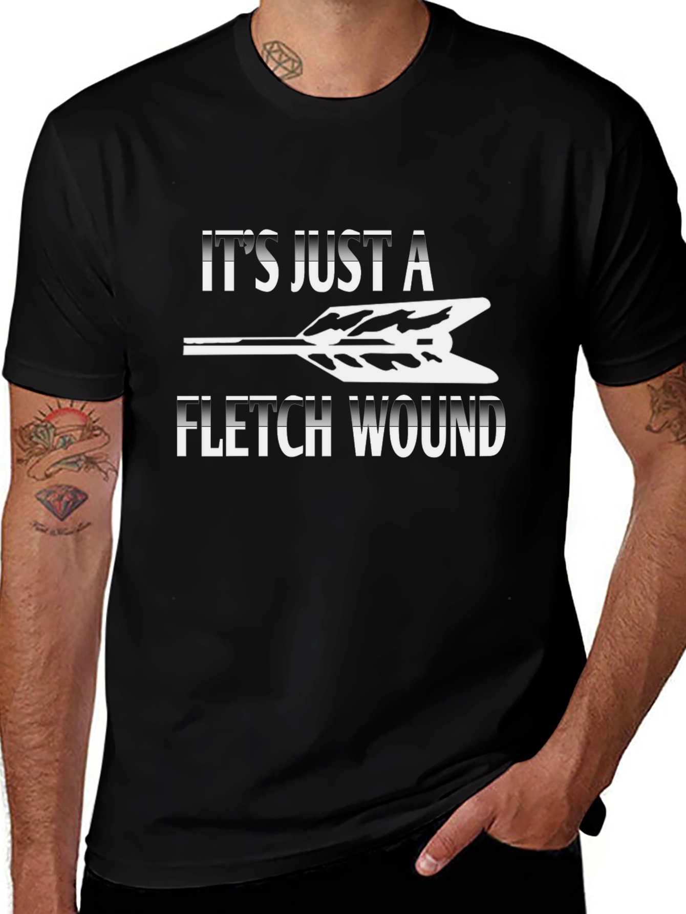 Its Just a Fletch Wound T-Shirt
