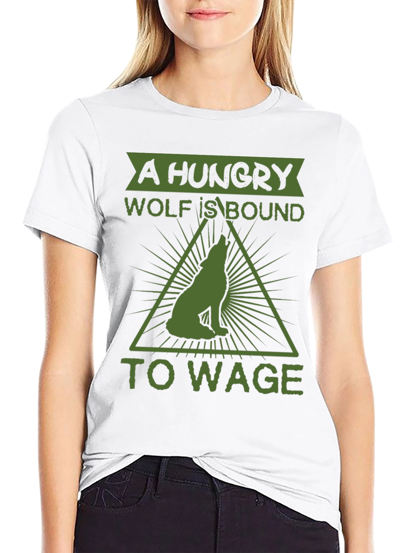 A Hungry Wolf Tee - Bound to Wage