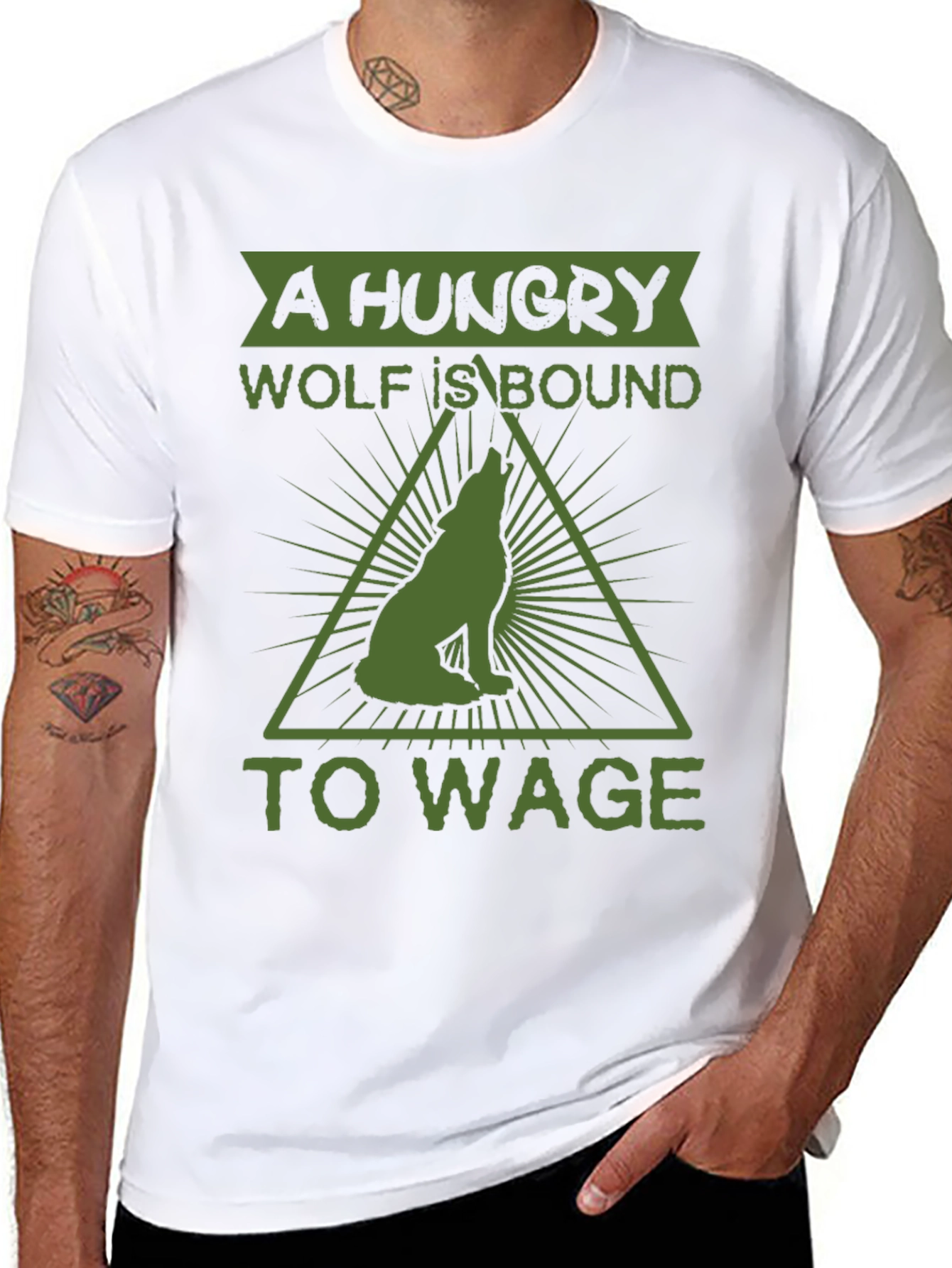 A Hungry Wolf Tee - Bound to Wage