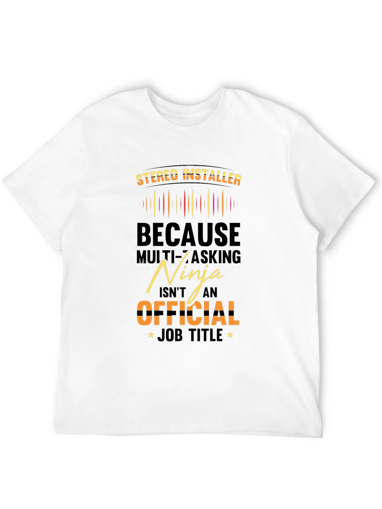 Stereo Installer Ninja Graphic T-Shirt